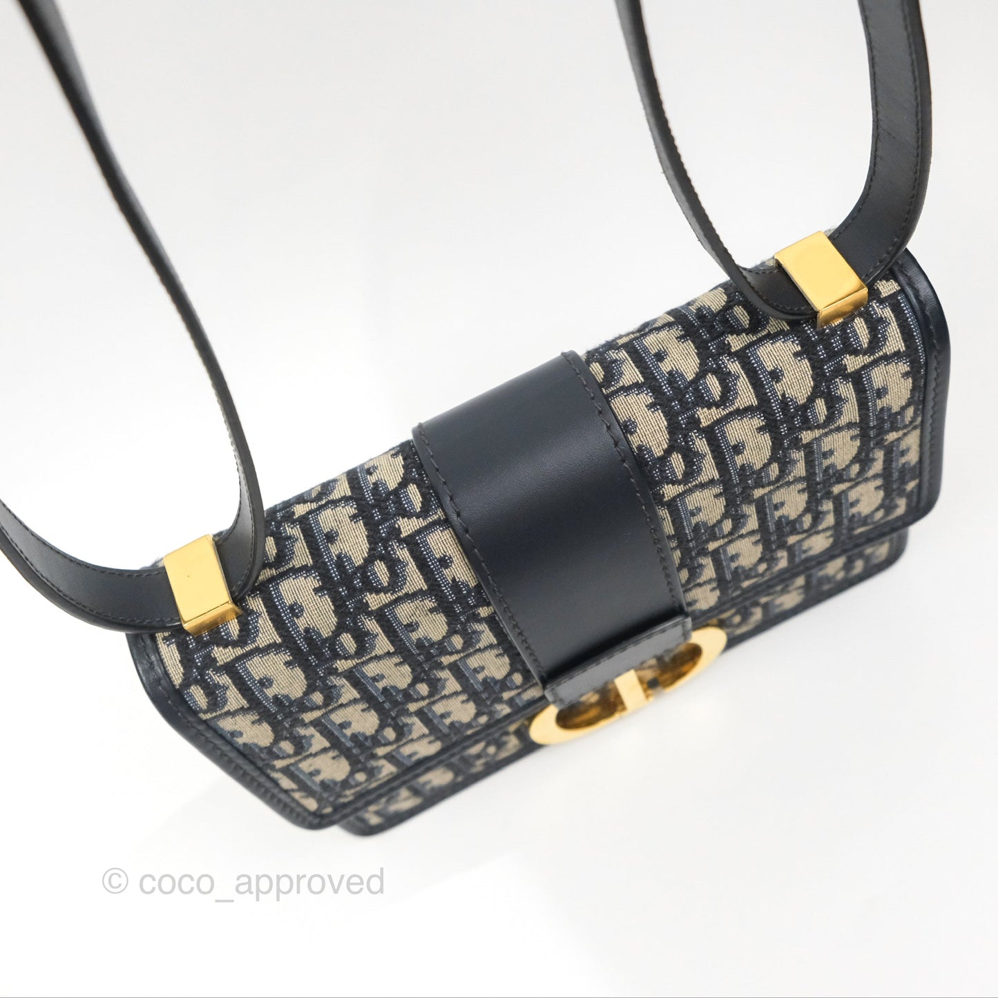 Dior 30 Montaigne Bag Navy Dior Oblique Jacquard