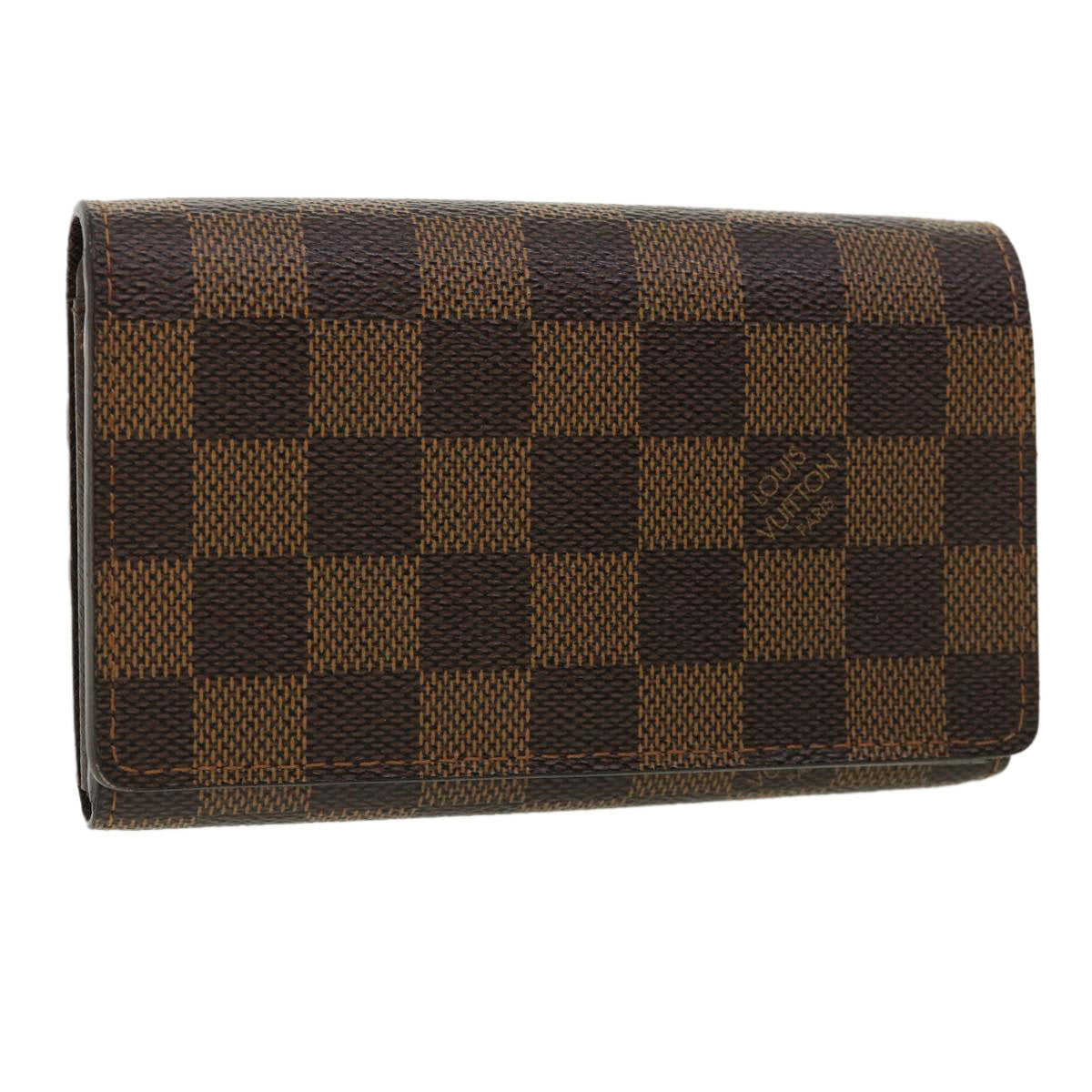 Louis Vuitton Brown Canvas Tresor wallet accessories