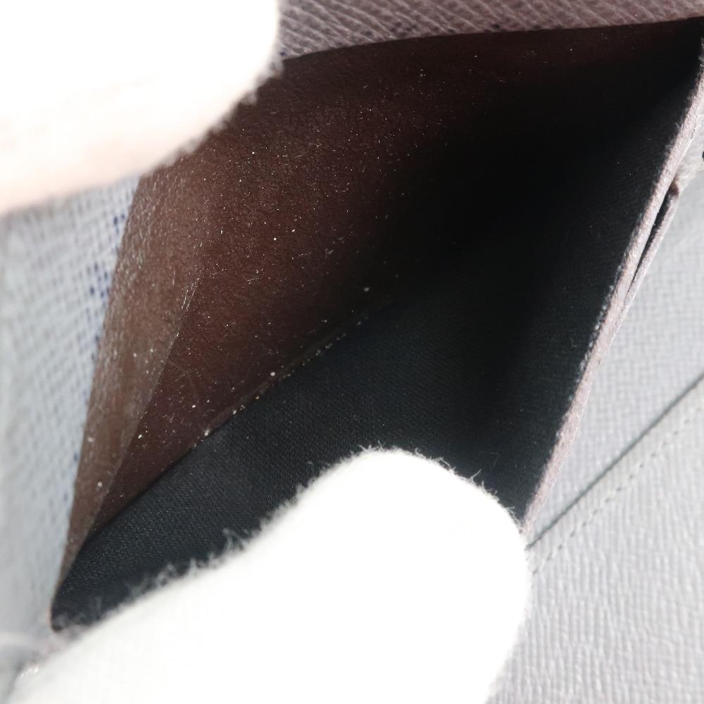 Louis Vuitton Gray Leather Zippy organizer wallet accessories