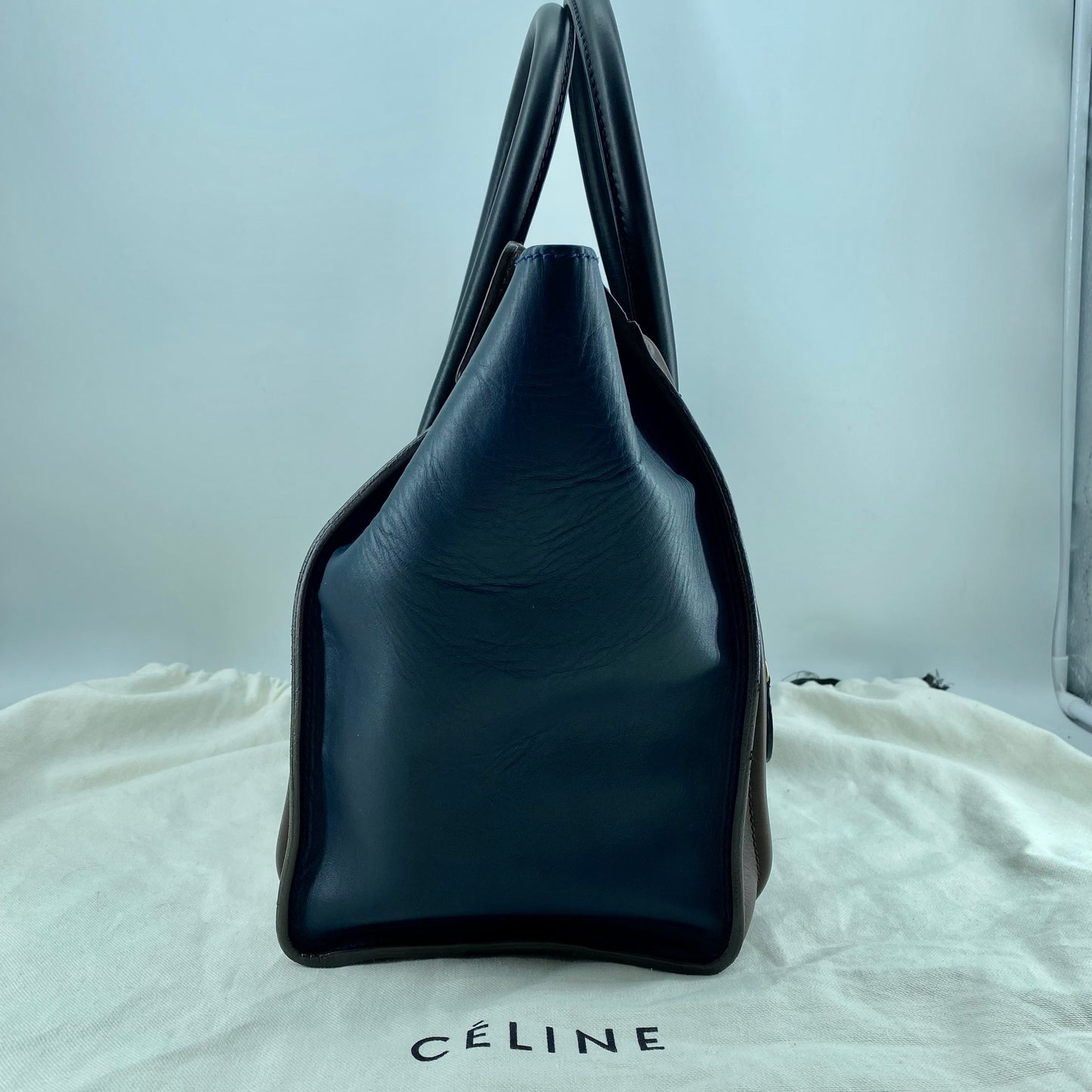 Celine Celine Leather Luggage Medium Tote Bag
