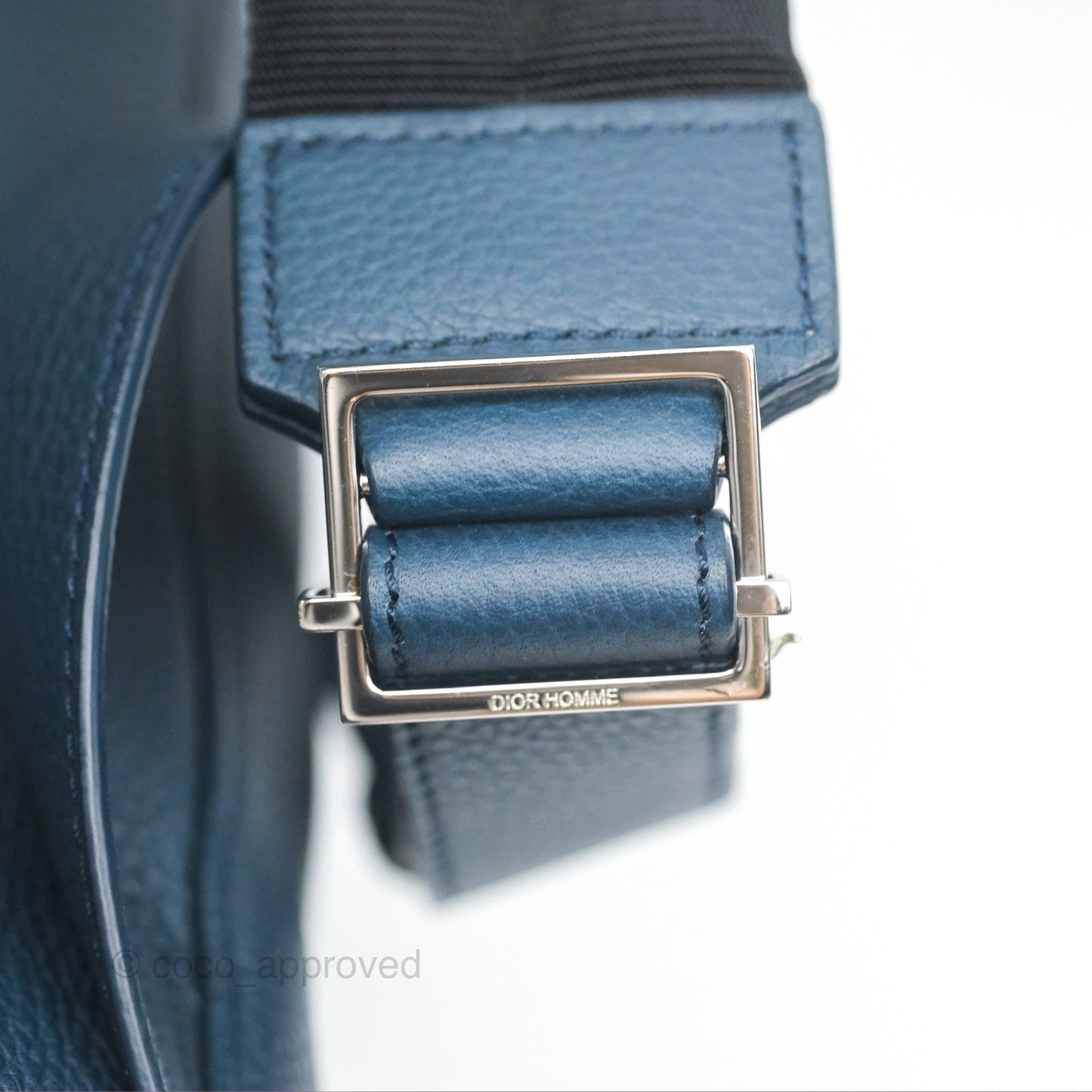 Christian Dior Backpack Calfskin Navy