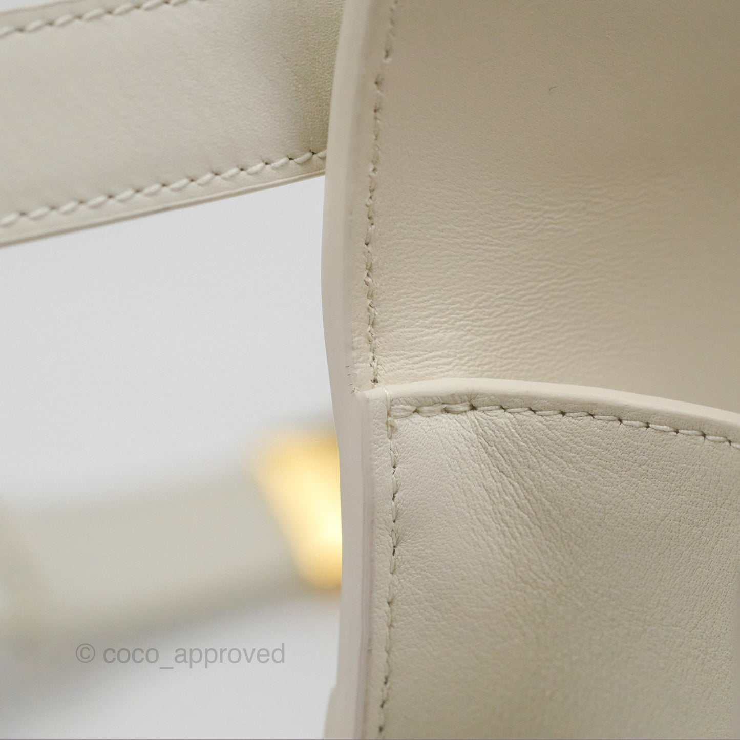 Christian Dior Small 30 Montaigne Box Bag White Calfskin