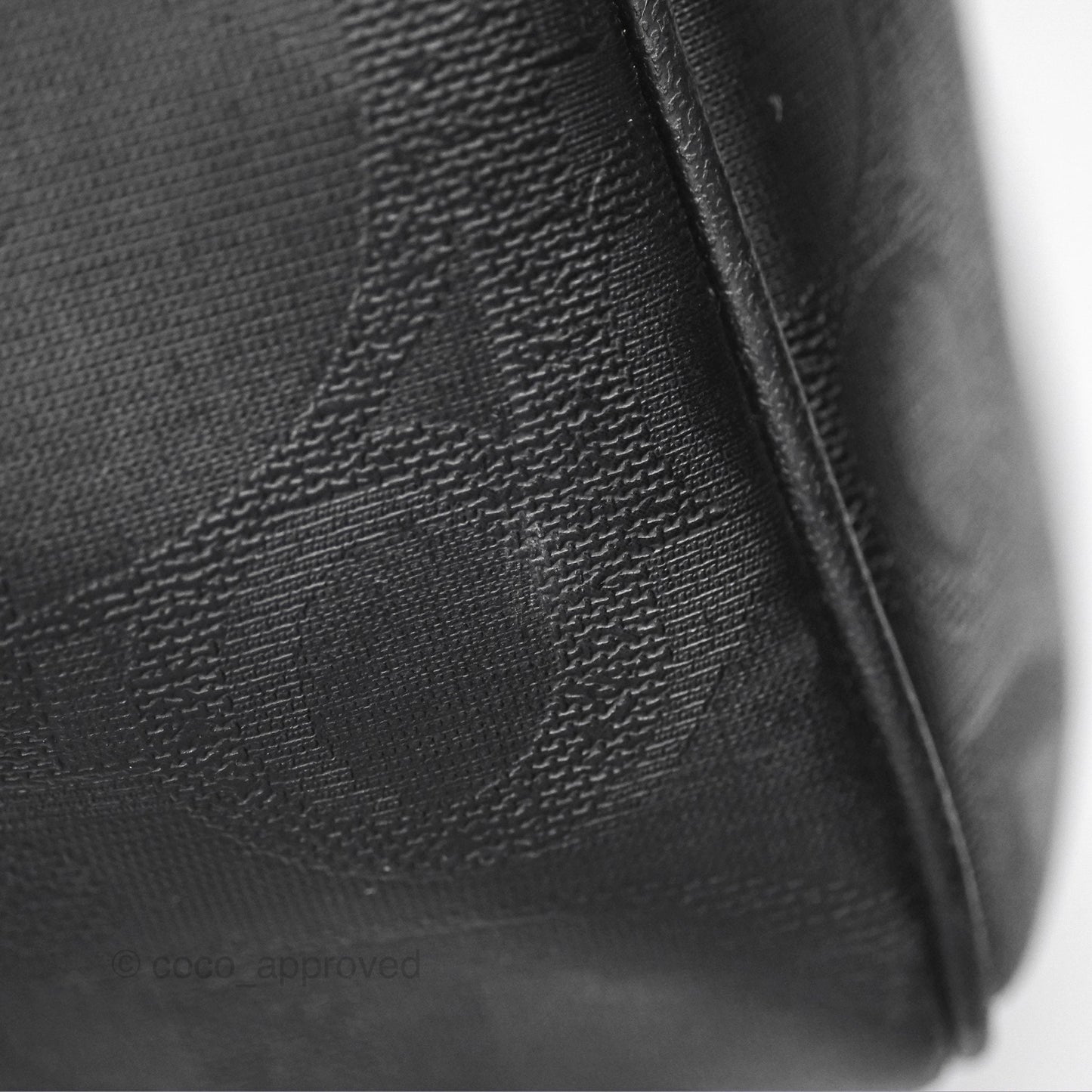 Dior Vintage Trotter Boston Duffle Bag Oblique Black