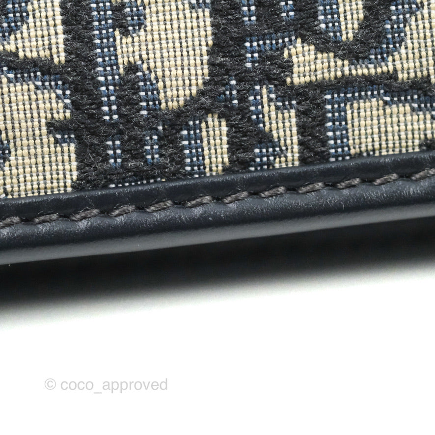 Dior 30 Montaigne Bag Blue Dior Oblique Jacquard