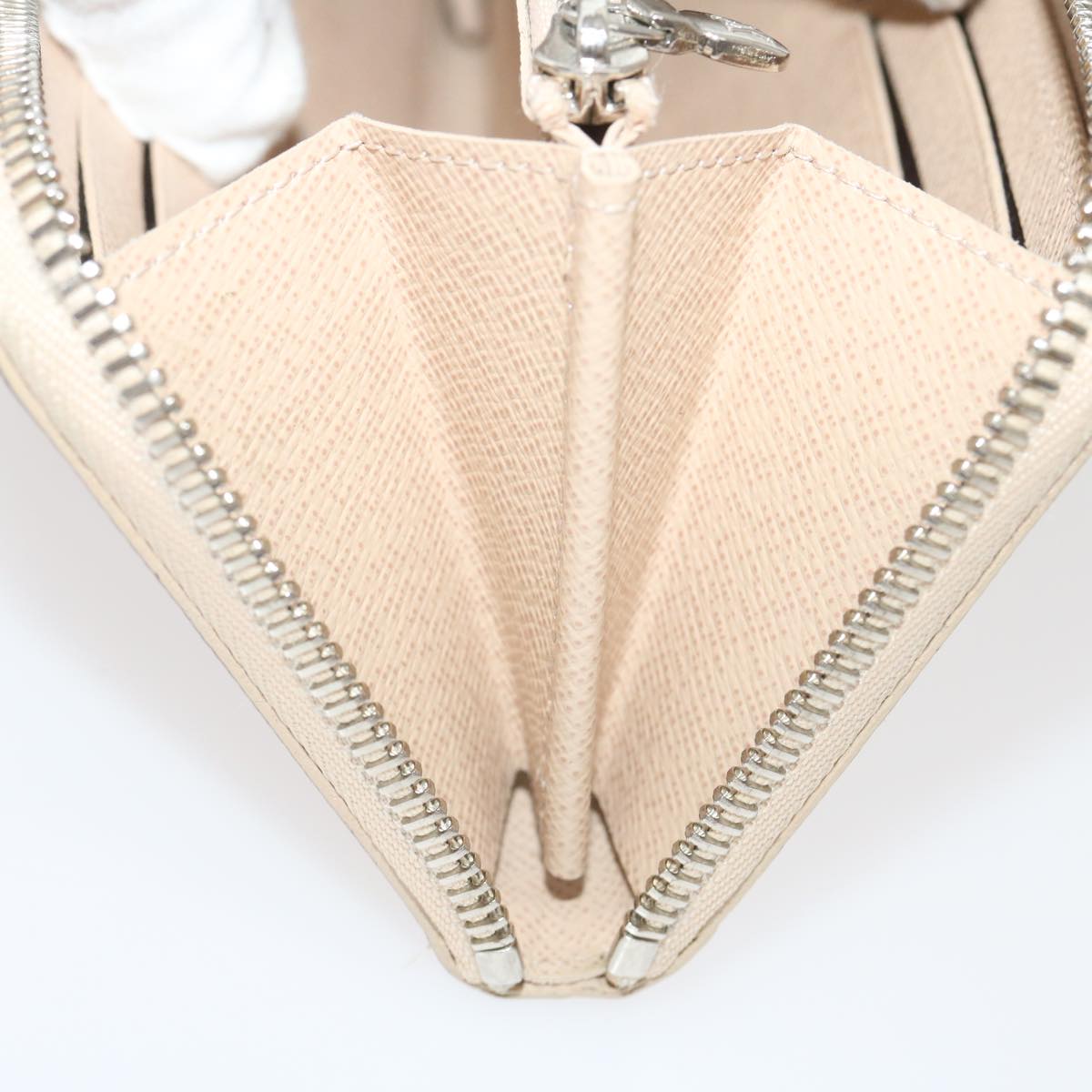 Louis Vuitton Beige Leather Portefeuille Clemence wallet accessories