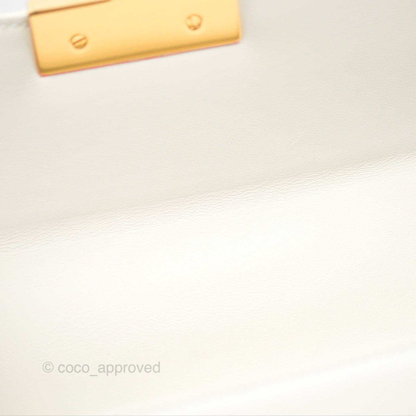 Christian Dior 30 Montaigne Box Bag White Calfskin