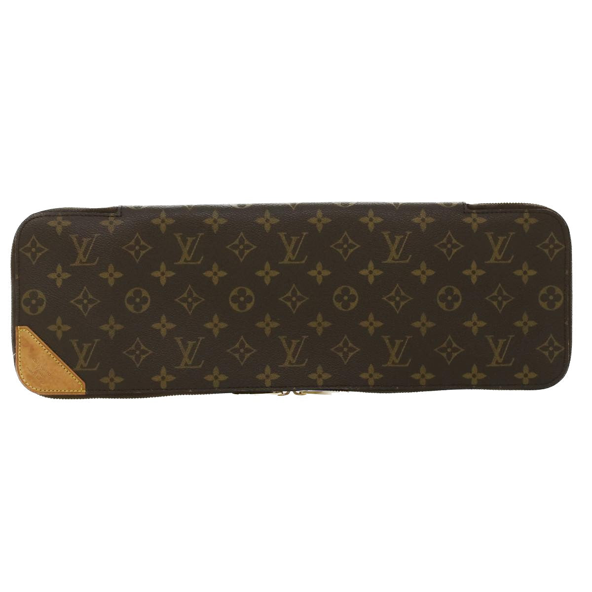 Louis Vuitton Brown Canvas Etui 5 cravates wallet accessories