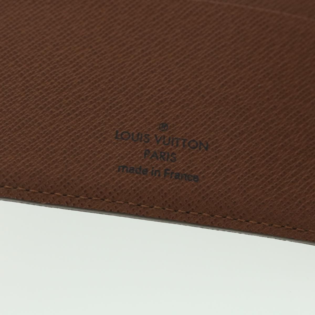Louis Vuitton Brown Canvas Agenda MM wallet accessories