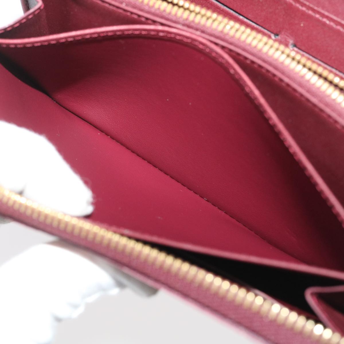 Louis Vuitton Bordeaux Patent leather Portefeuille zippy wallet accessories