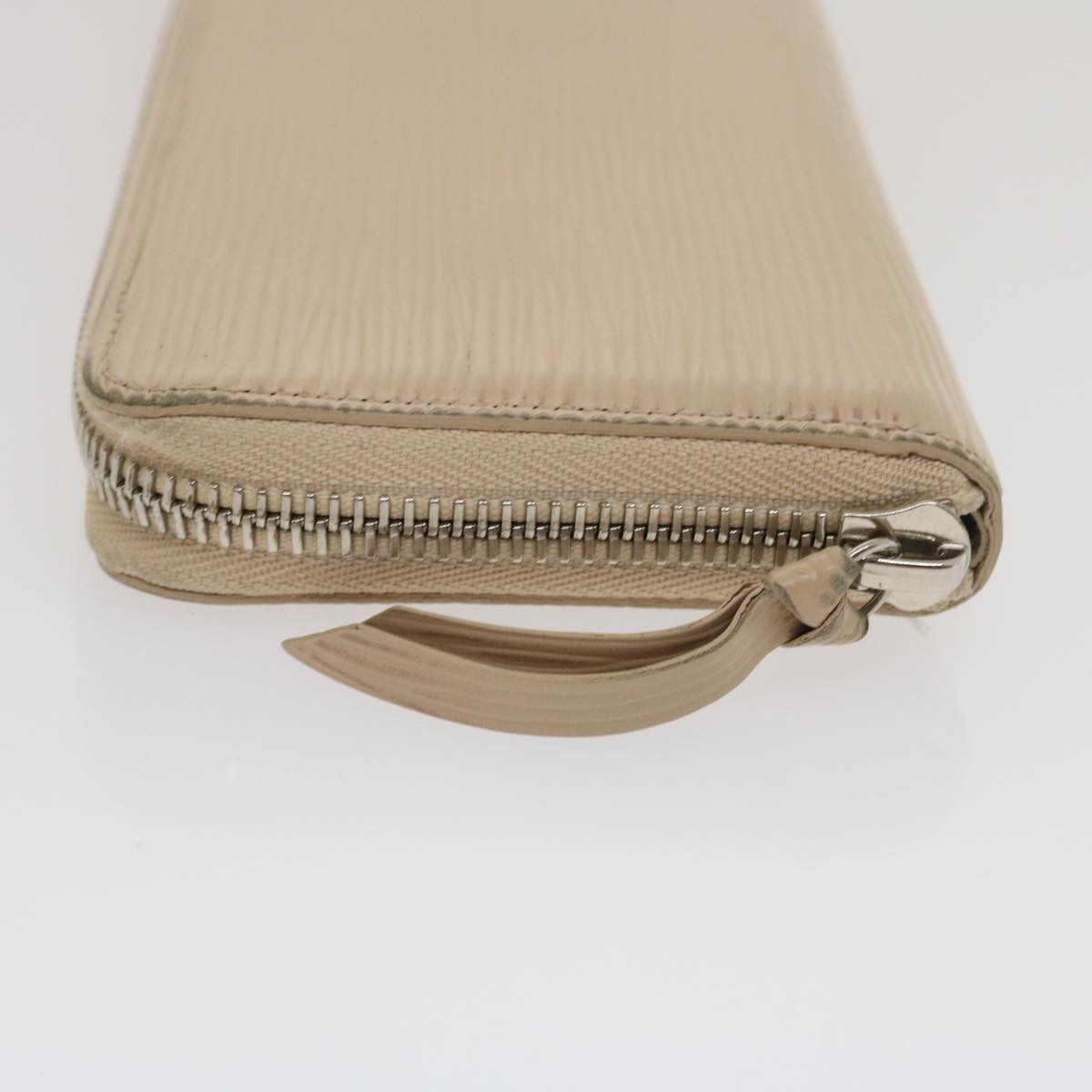 Louis Vuitton Beige Leather Portefeuille Clemence wallet accessories