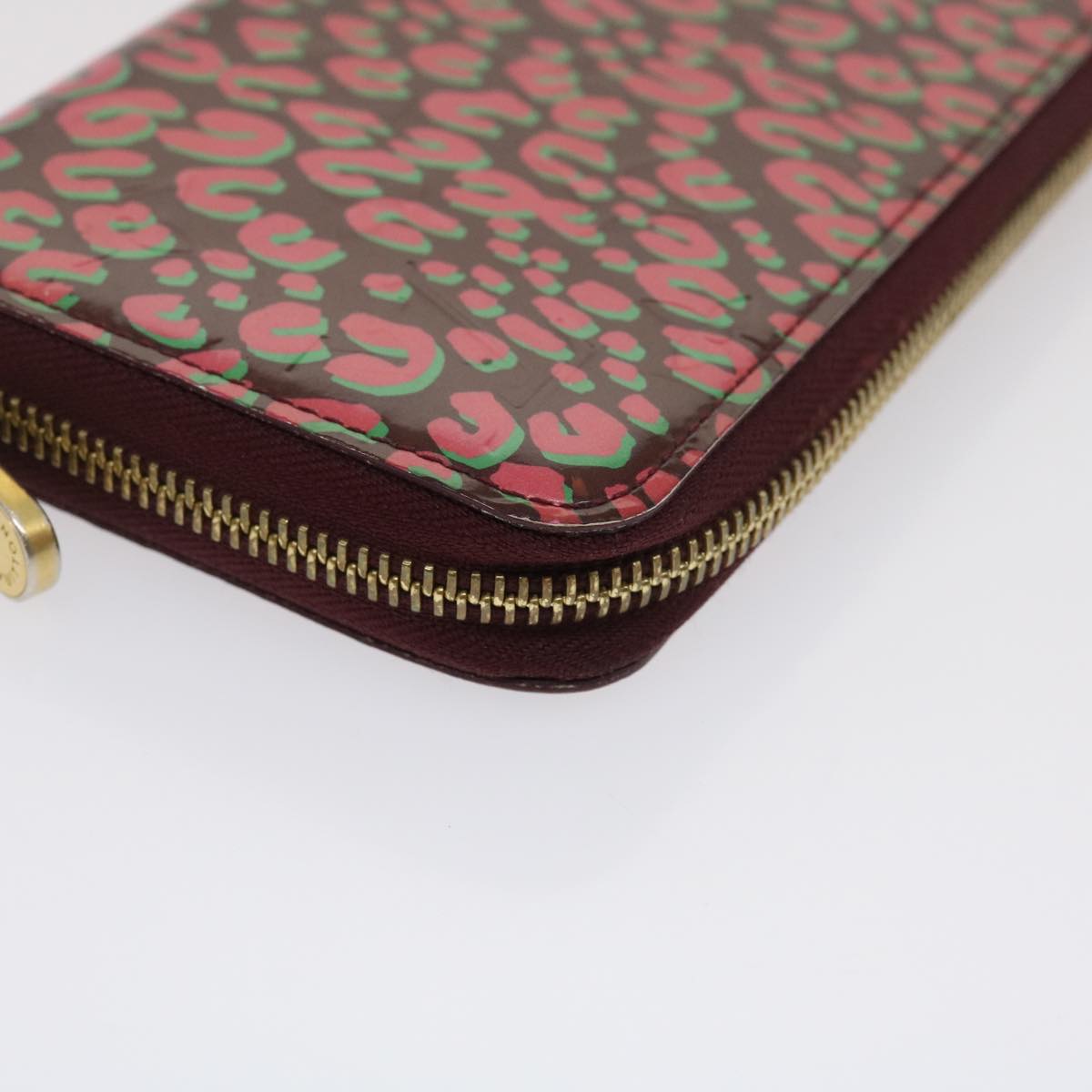 Louis Vuitton Bordeaux Patent leather Portefeuille zippy wallet accessories