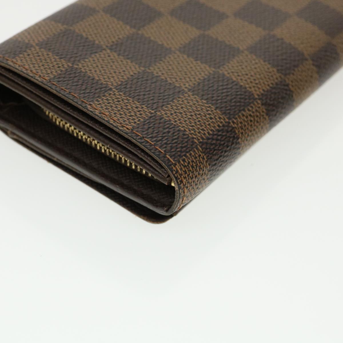 Louis Vuitton Brown Canvas Tresor wallet accessories