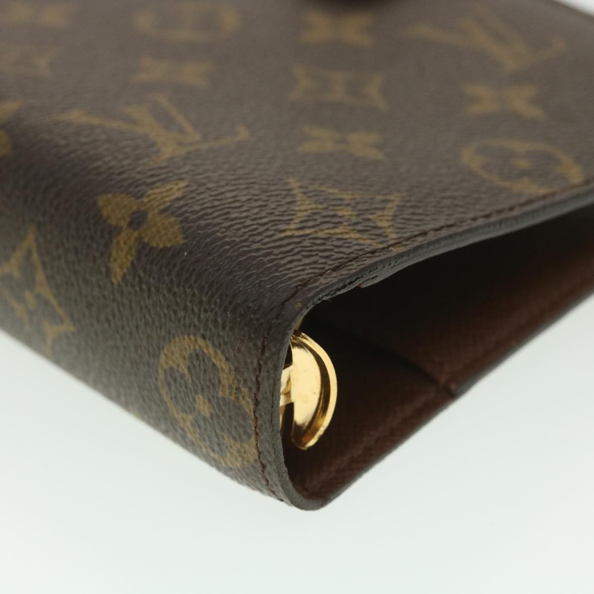 Louis Vuitton Brown Canvas Agenda MM wallet accessories