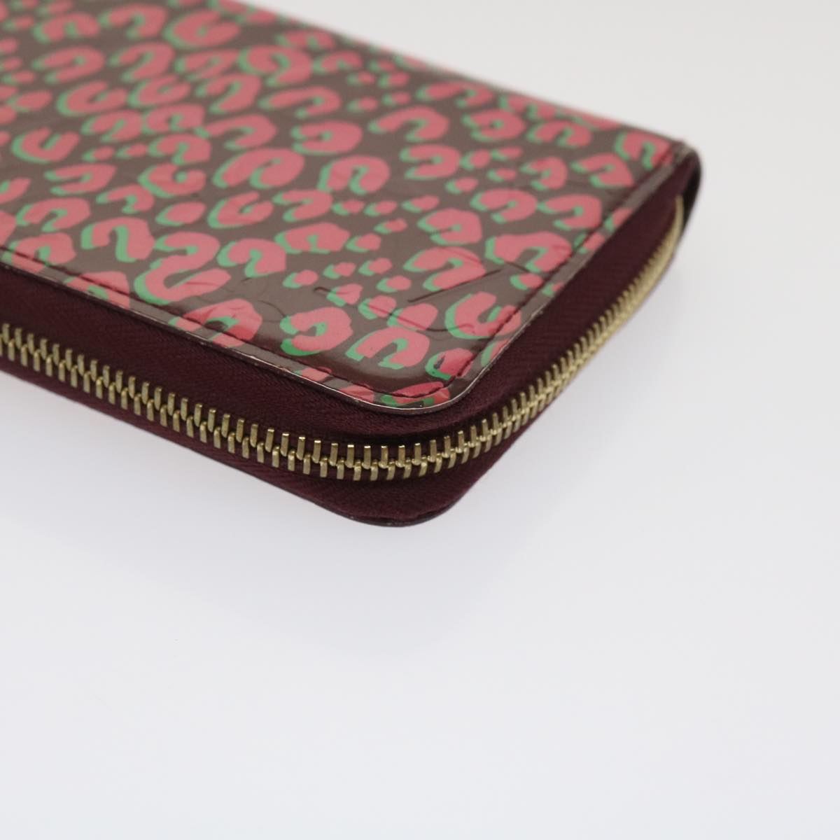 Louis Vuitton Bordeaux Patent leather Portefeuille zippy wallet accessories