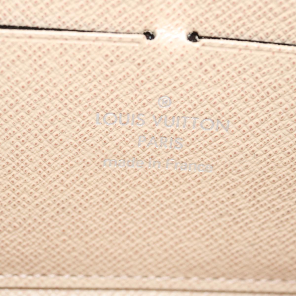 Louis Vuitton Beige Leather Portefeuille Clemence wallet accessories