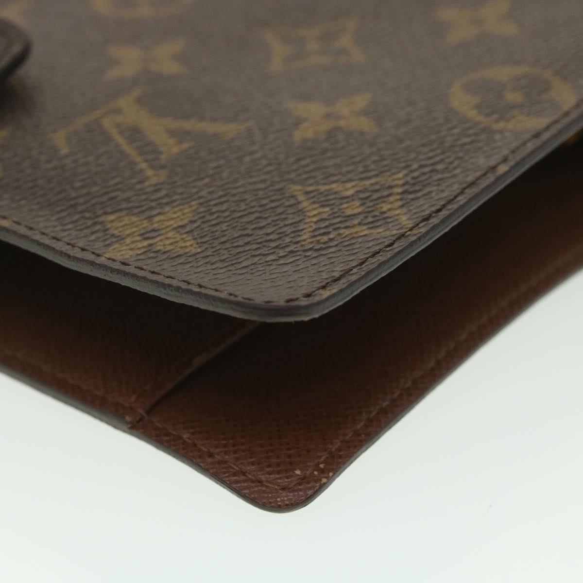 Louis Vuitton Brown Canvas Agenda MM wallet accessories