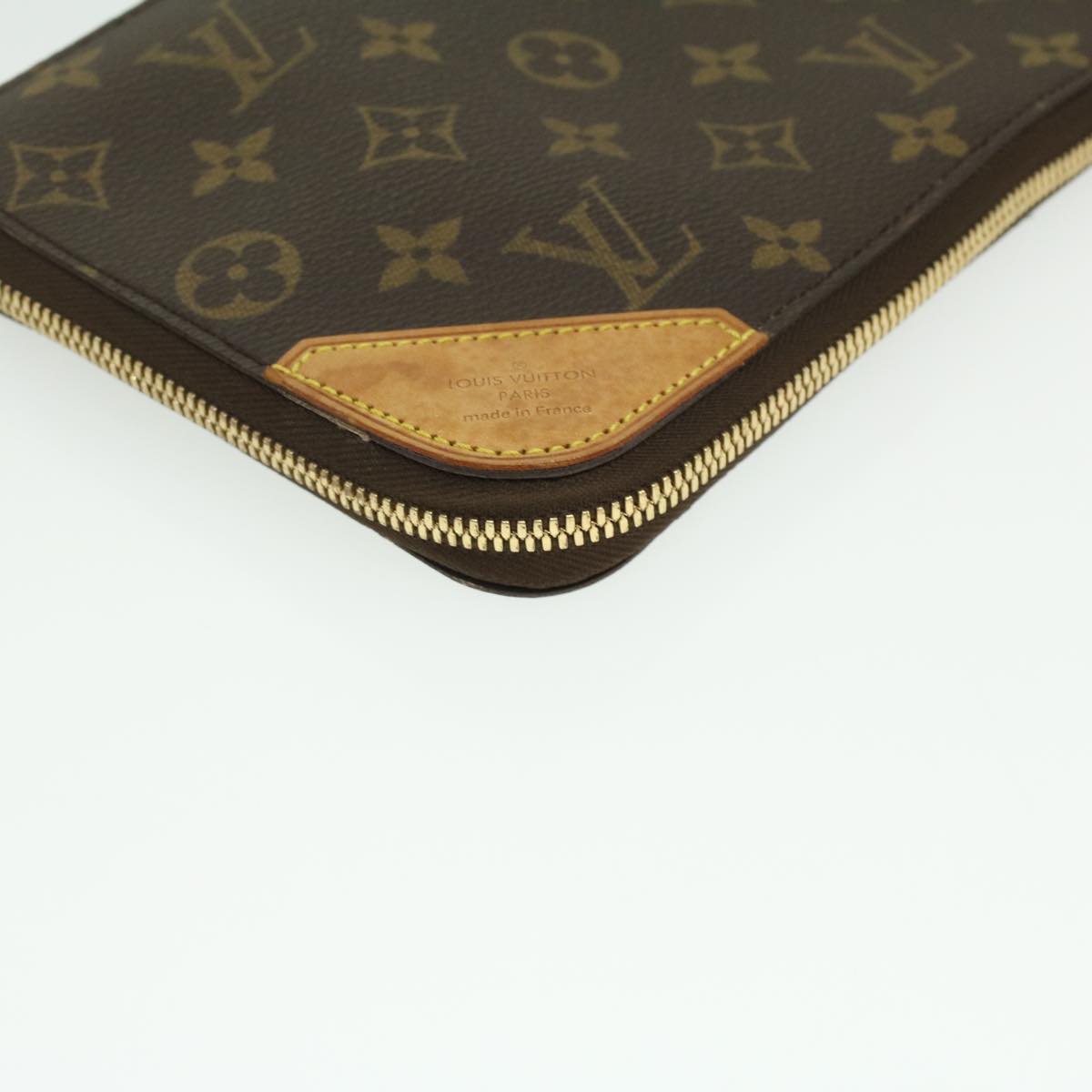Louis Vuitton Brown Canvas Etui 5 cravates wallet accessories
