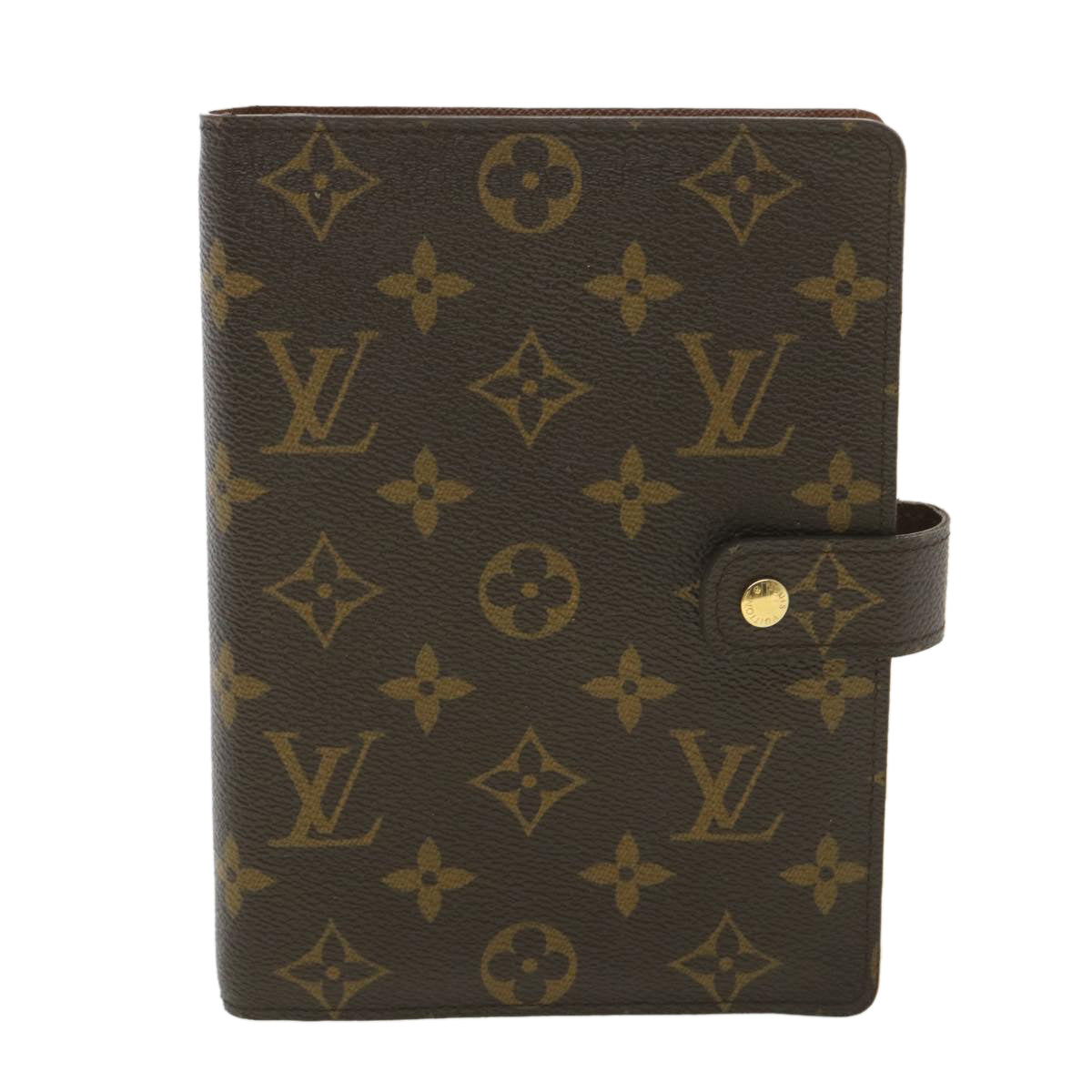 Louis Vuitton Brown Canvas Agenda MM wallet accessories