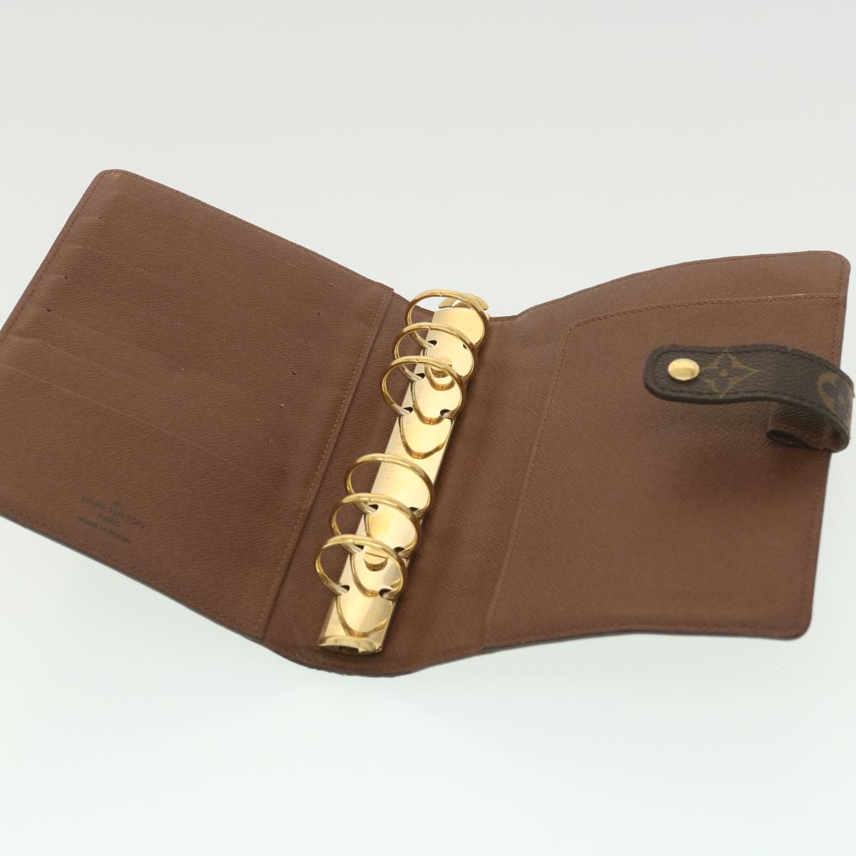 Louis Vuitton Brown Canvas Agenda MM wallet accessories