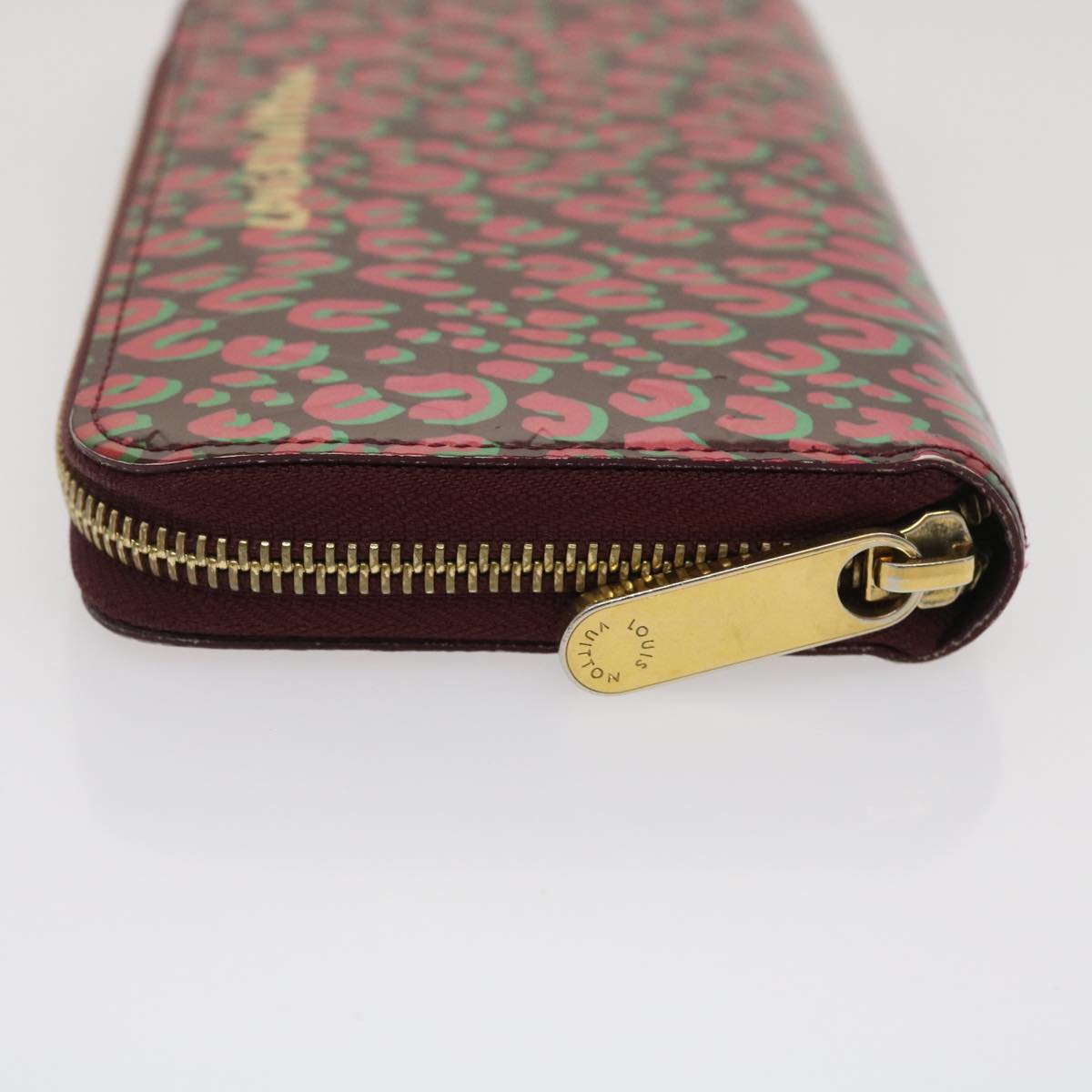 Louis Vuitton Bordeaux Patent leather Portefeuille zippy wallet accessories