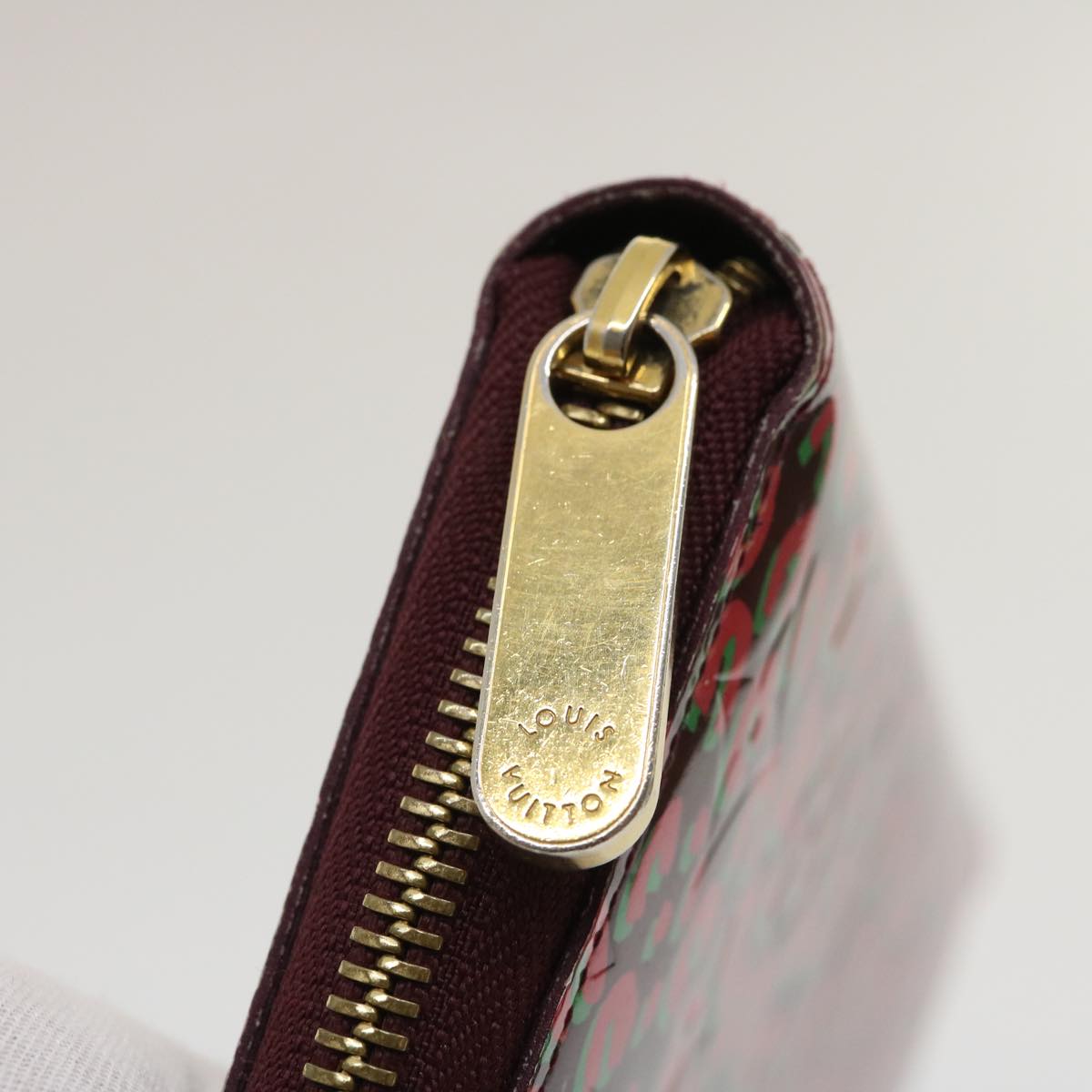 Louis Vuitton Bordeaux Patent leather Portefeuille zippy wallet accessories