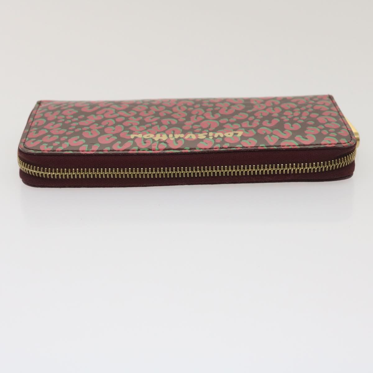 Louis Vuitton Bordeaux Patent leather Portefeuille zippy wallet accessories