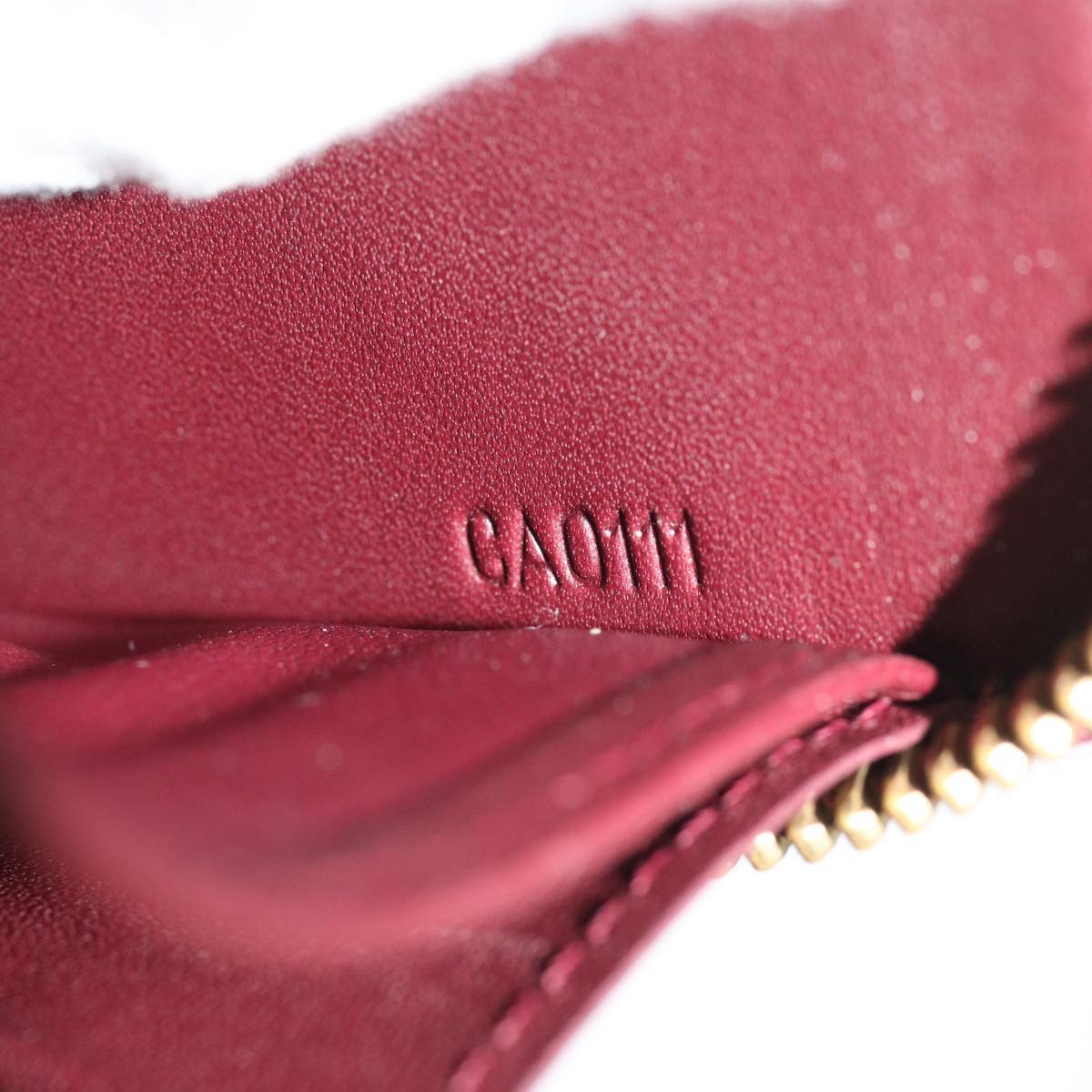 Louis Vuitton Bordeaux Patent leather Portefeuille zippy wallet accessories