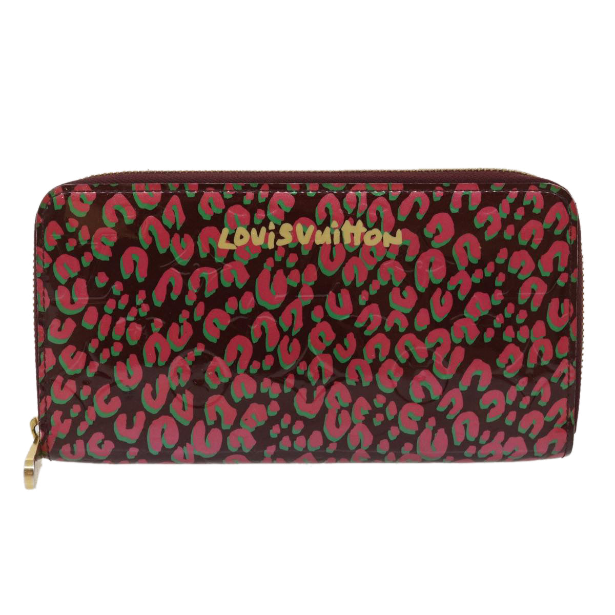 Louis Vuitton Bordeaux Patent leather Portefeuille zippy wallet accessories