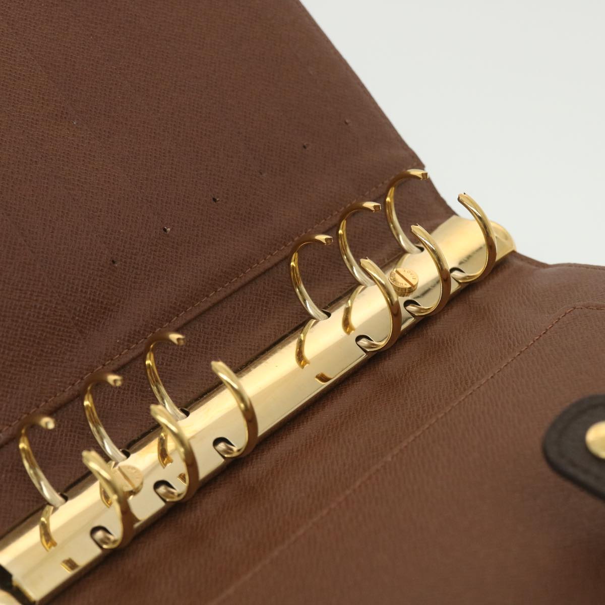 Louis Vuitton Brown Canvas Agenda MM wallet accessories