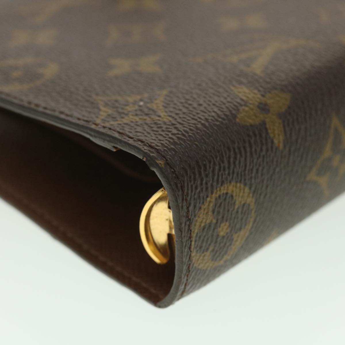 Louis Vuitton Brown Canvas Agenda MM wallet accessories