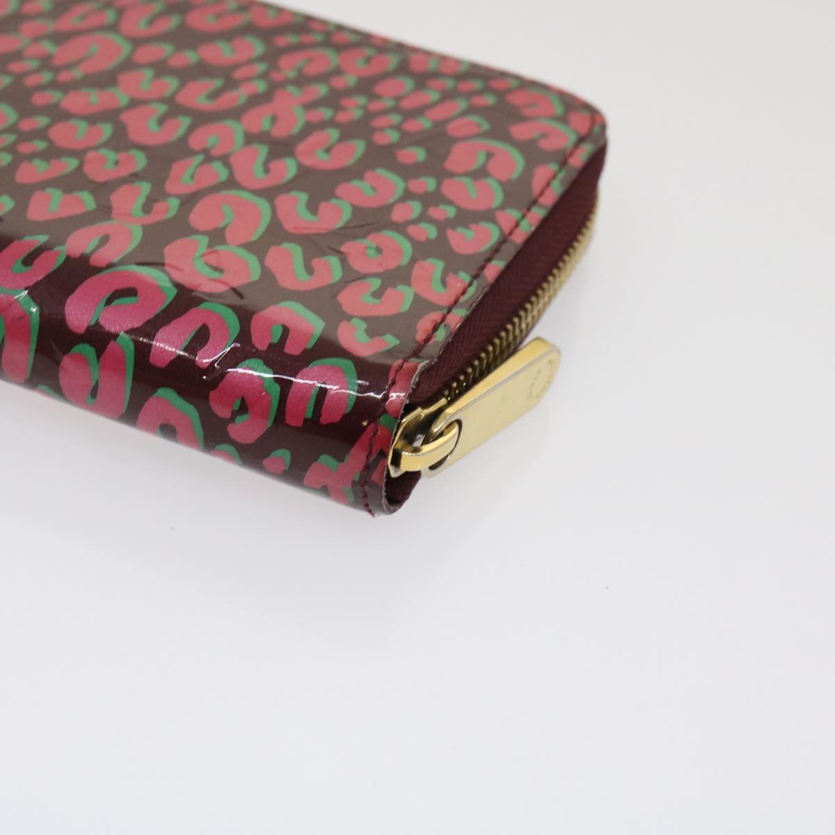 Louis Vuitton Bordeaux Patent leather Portefeuille zippy wallet accessories