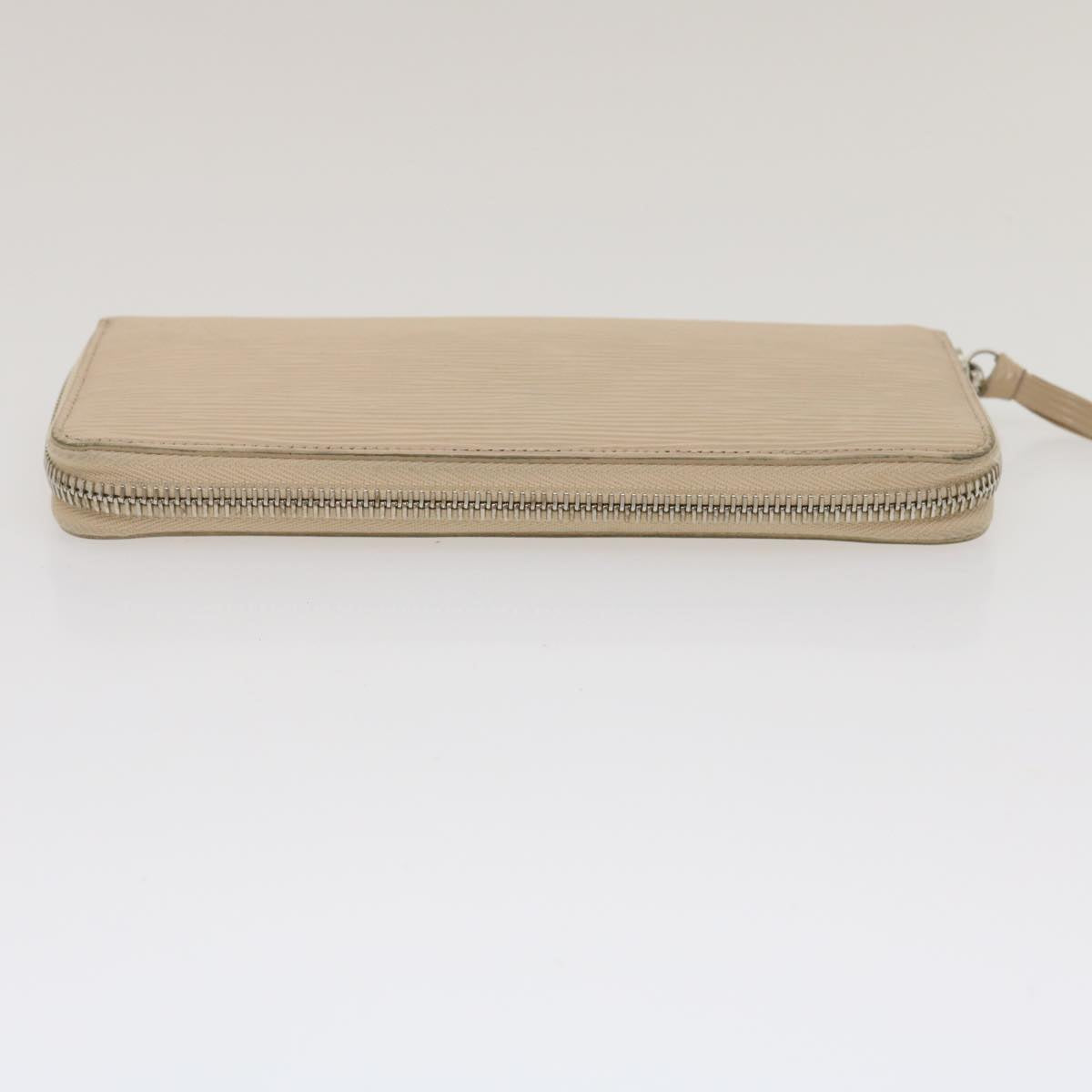 Louis Vuitton Beige Leather Portefeuille Clemence wallet accessories