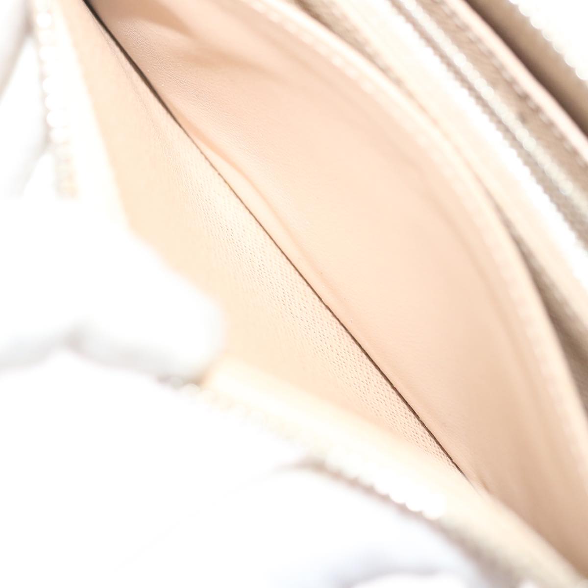 Louis Vuitton Beige Leather Portefeuille Clemence wallet accessories