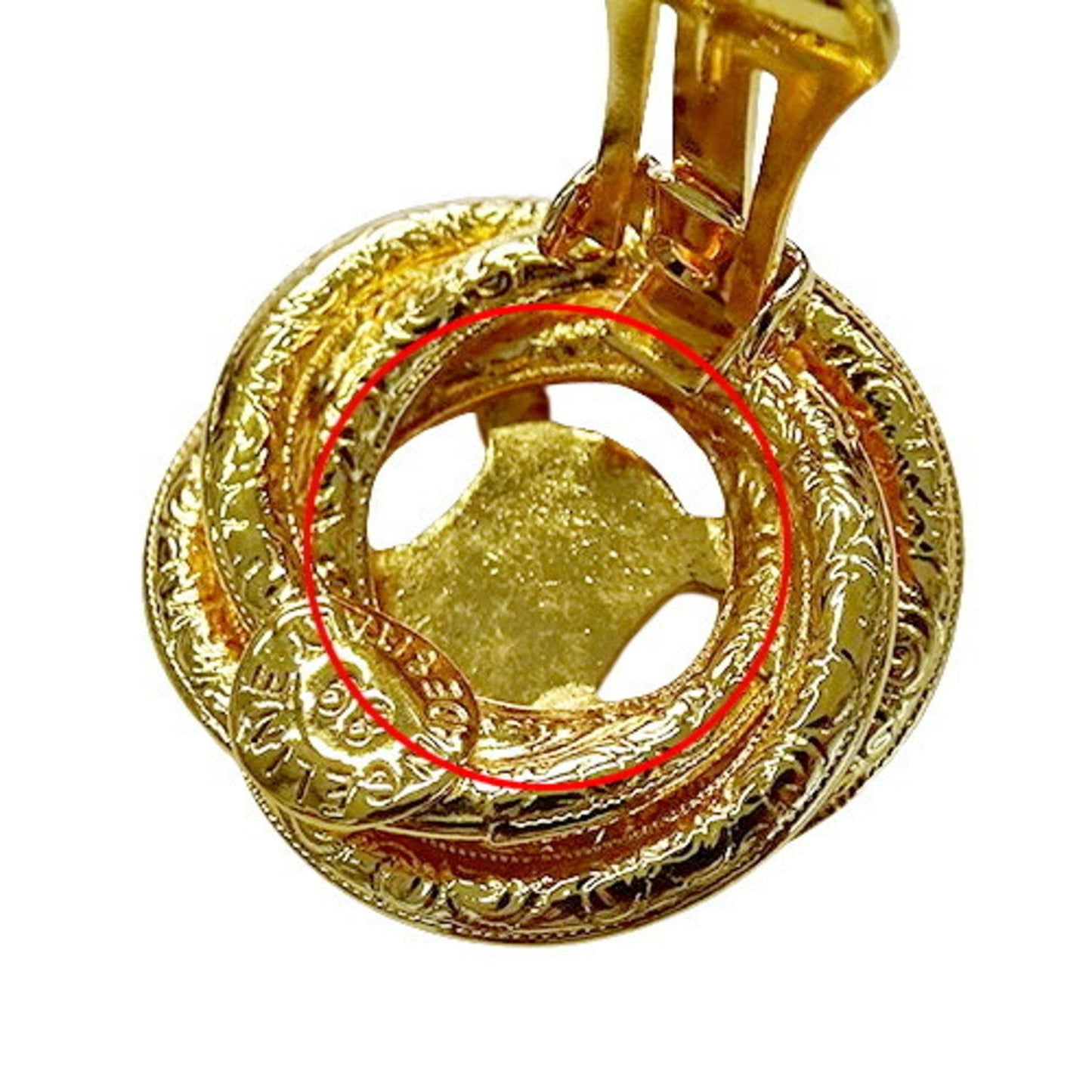 Celine Earrings Women's Macadam Blason Gold