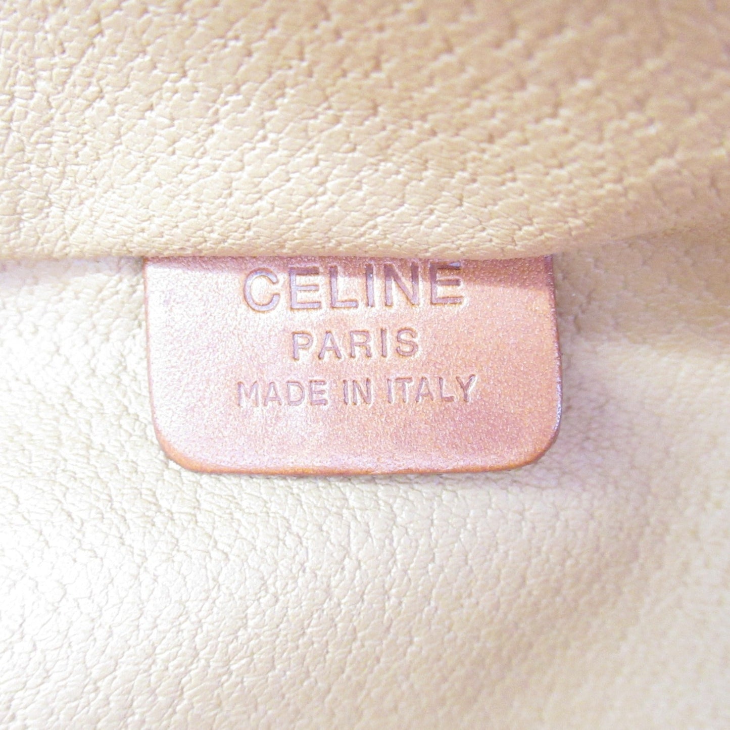 Celine Vanity bag Brown PVC coated canvas