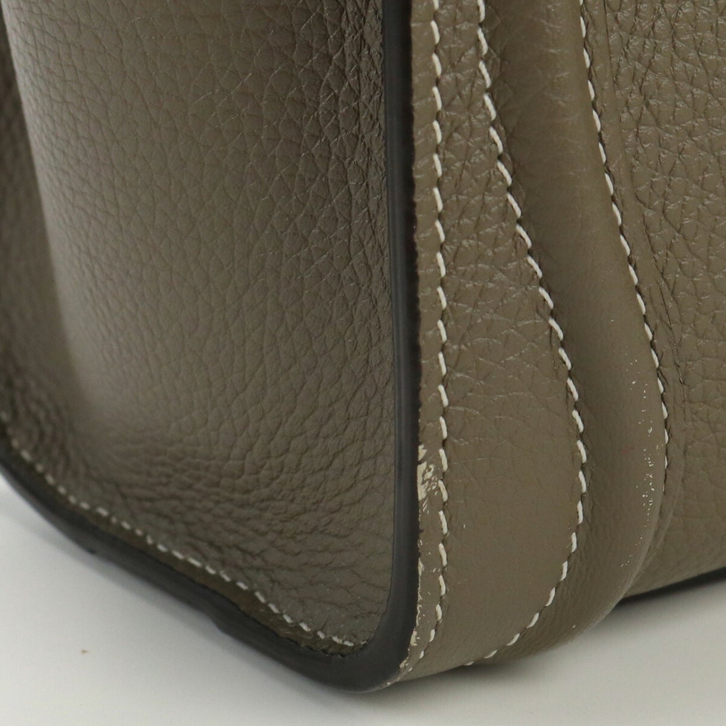 Celine Luggage Nano 18924 3DRU 09SO Handbag Calfskin Women's
