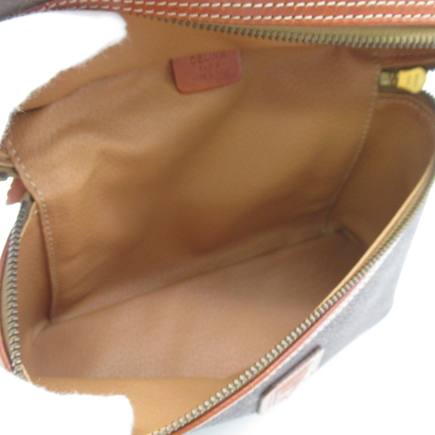 Celine Vanity bag Brown PVC coated canvas