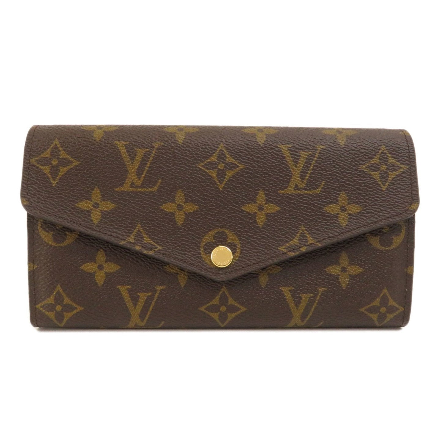 LOUIS VUITTON M60531 Portefeuille Sarah Monogram Long Wallet Canvas Women's