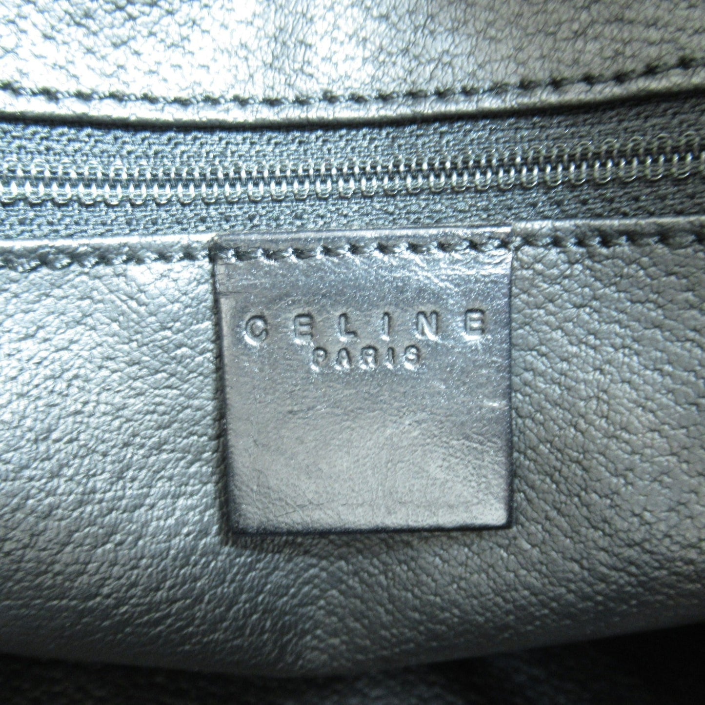 Celine Boston bag Black Brown PVC coated canvas