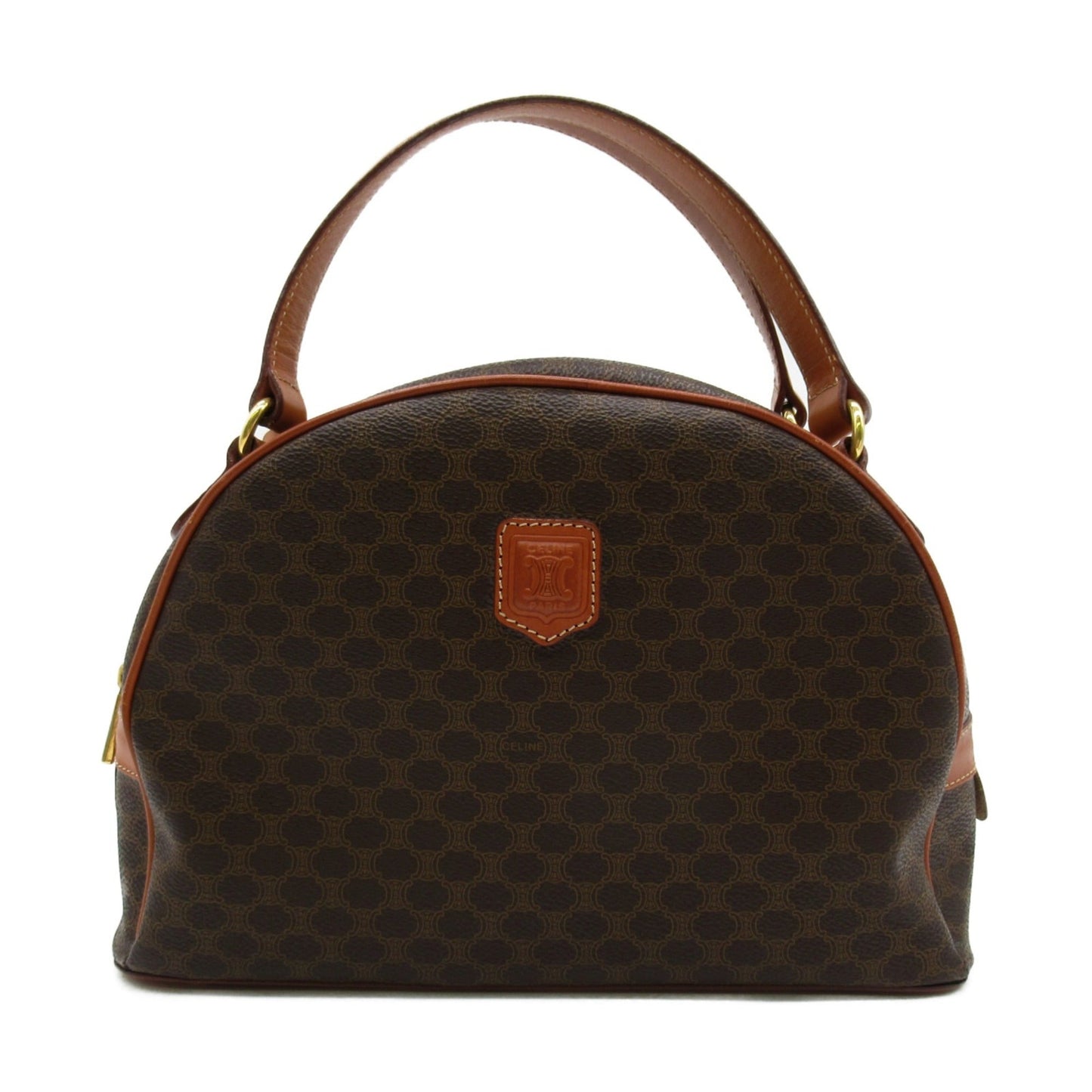 Celine Handbag Brown PVC coated canvas