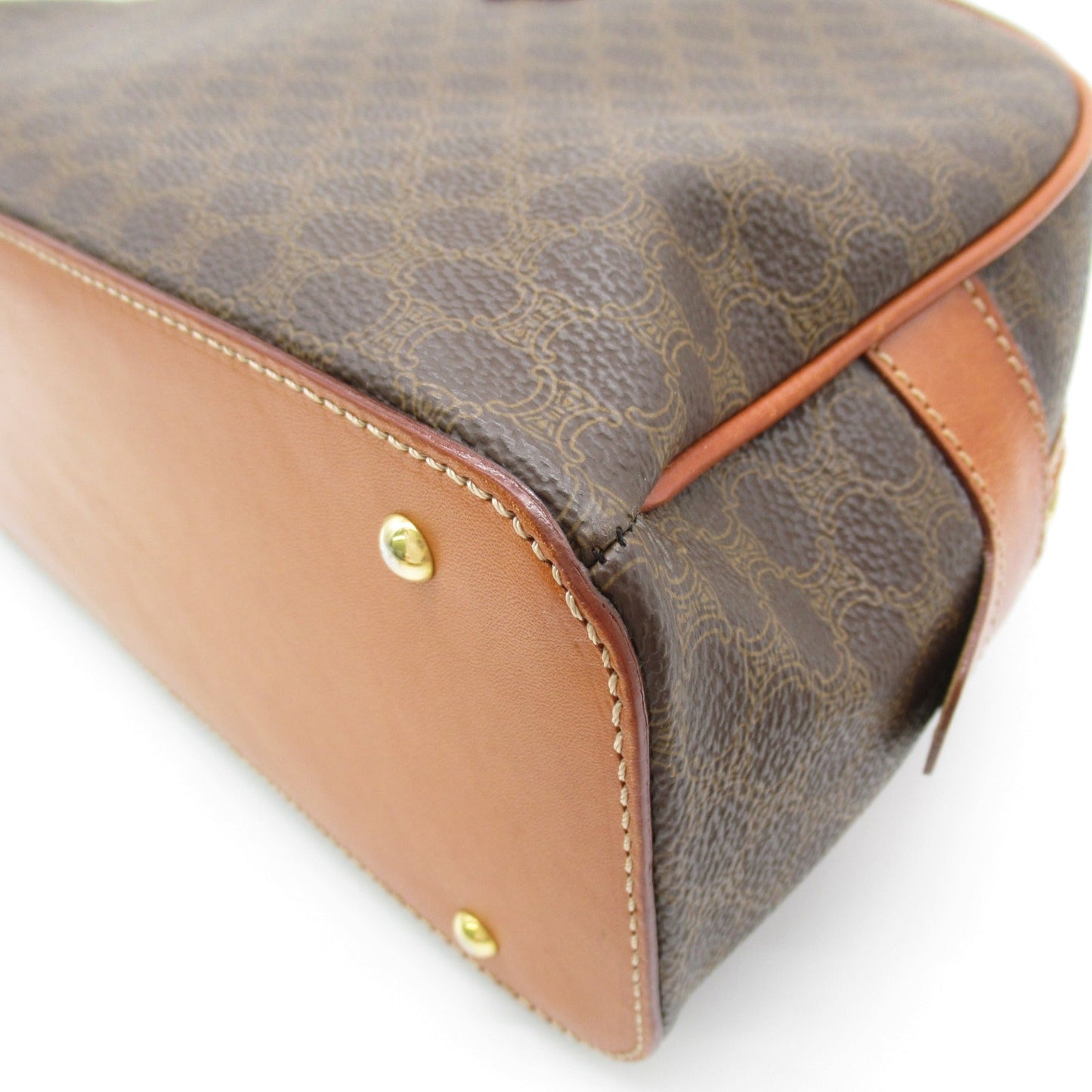 Celine Handbag Brown PVC coated canvas