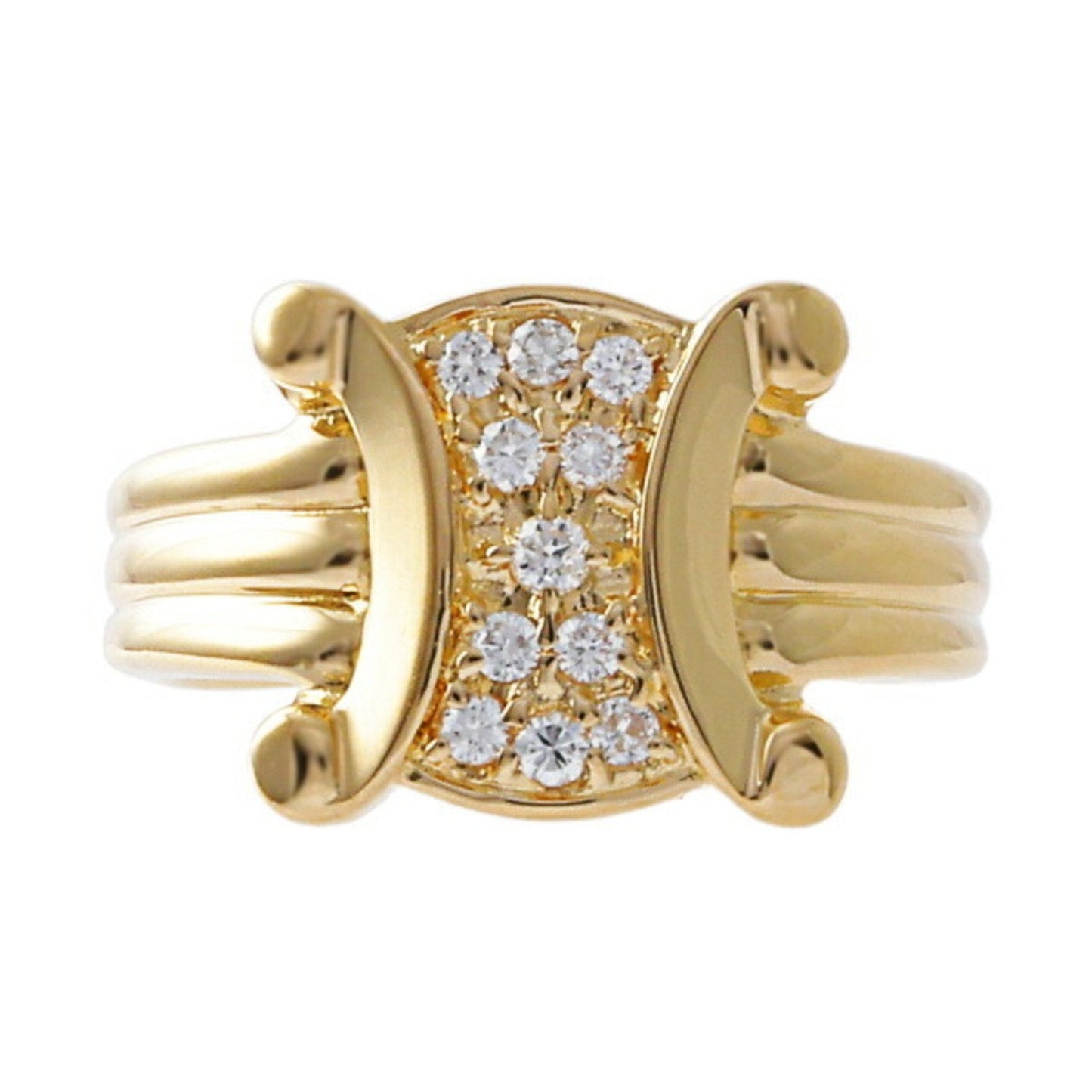 Celine Macadam K18YG Yellow Gold Ring