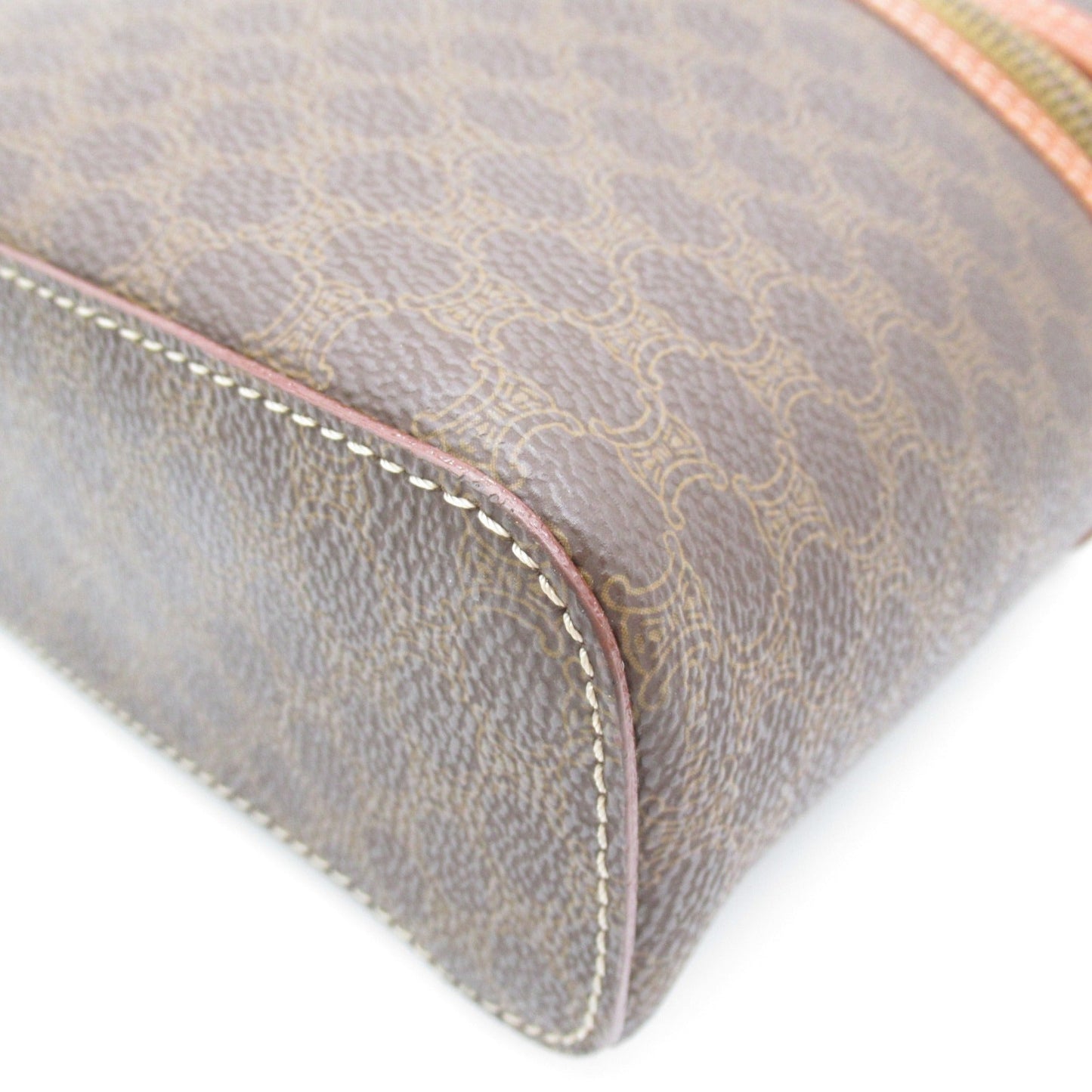 Celine Vanity bag Brown PVC coated canvas