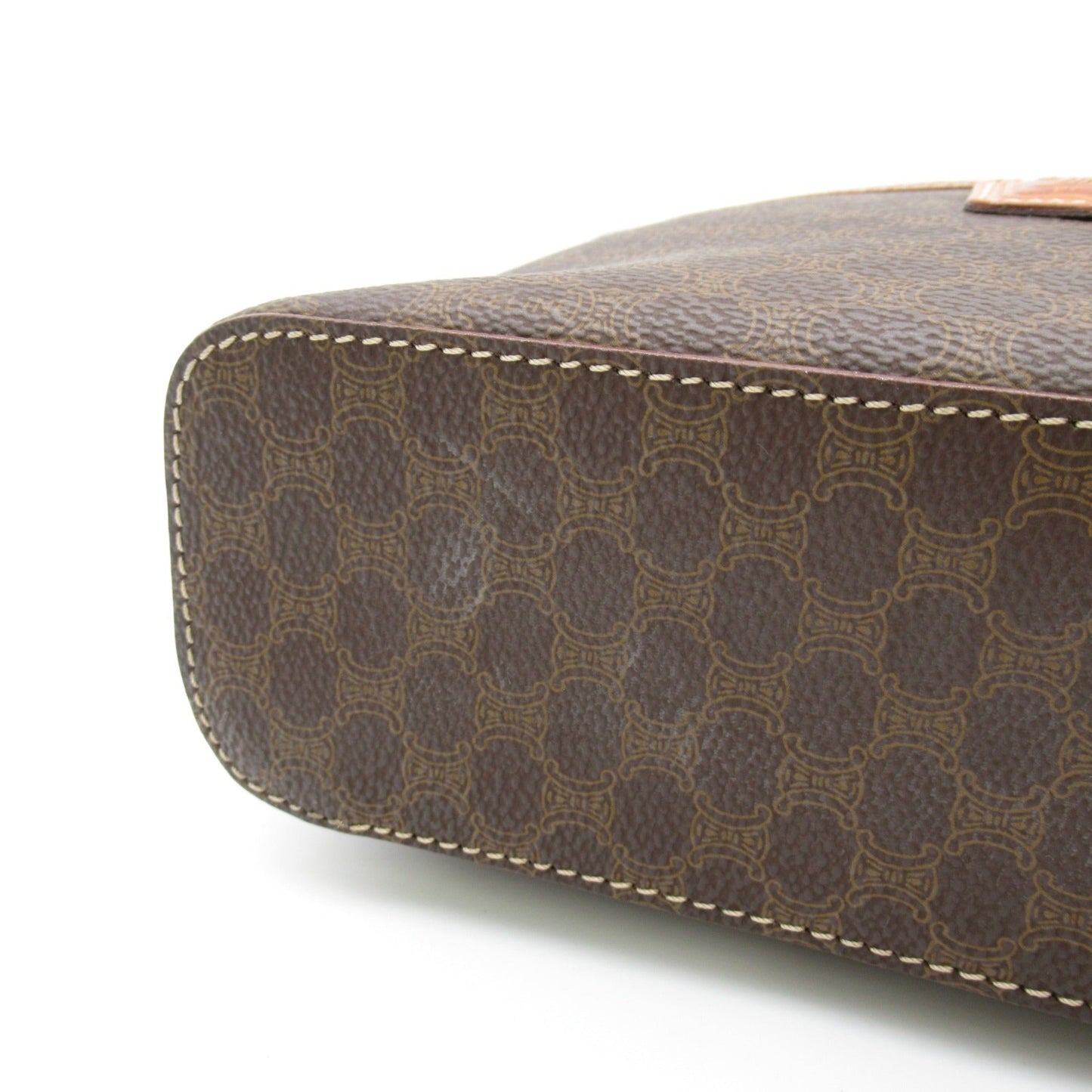 Celine Vanity bag Brown PVC coated canvas