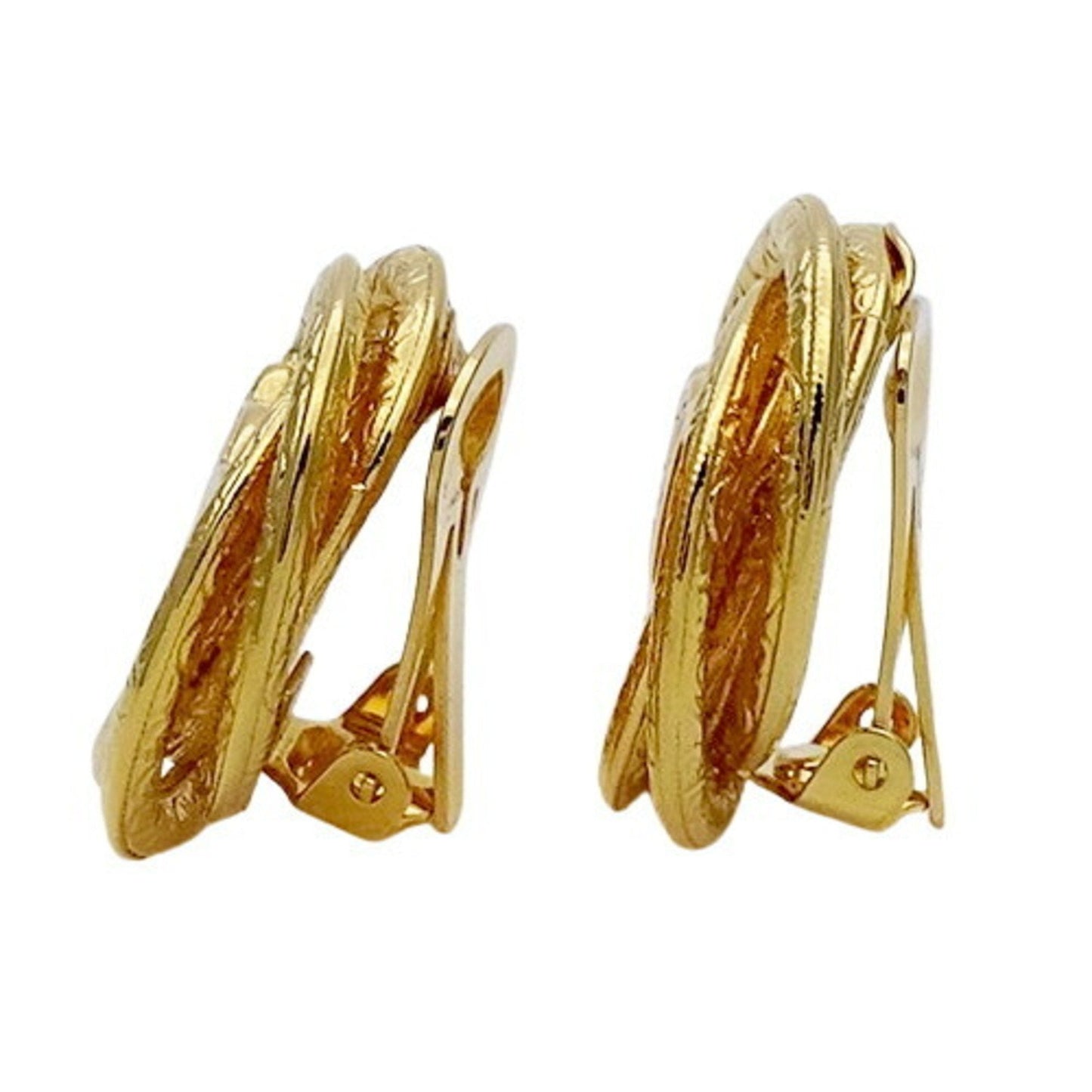 Celine Earrings Women's Macadam Blason Gold