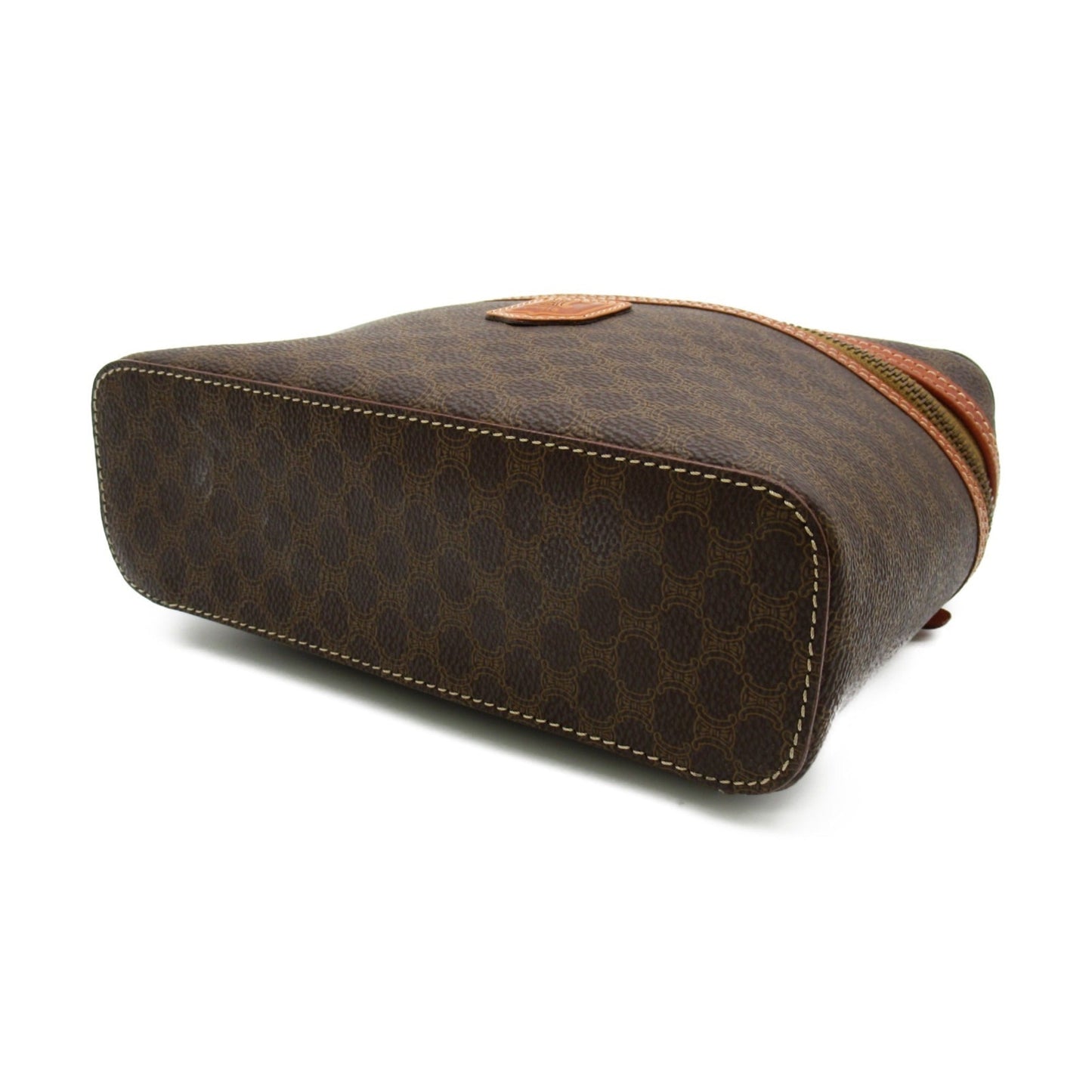 Celine Vanity bag Brown PVC coated canvas