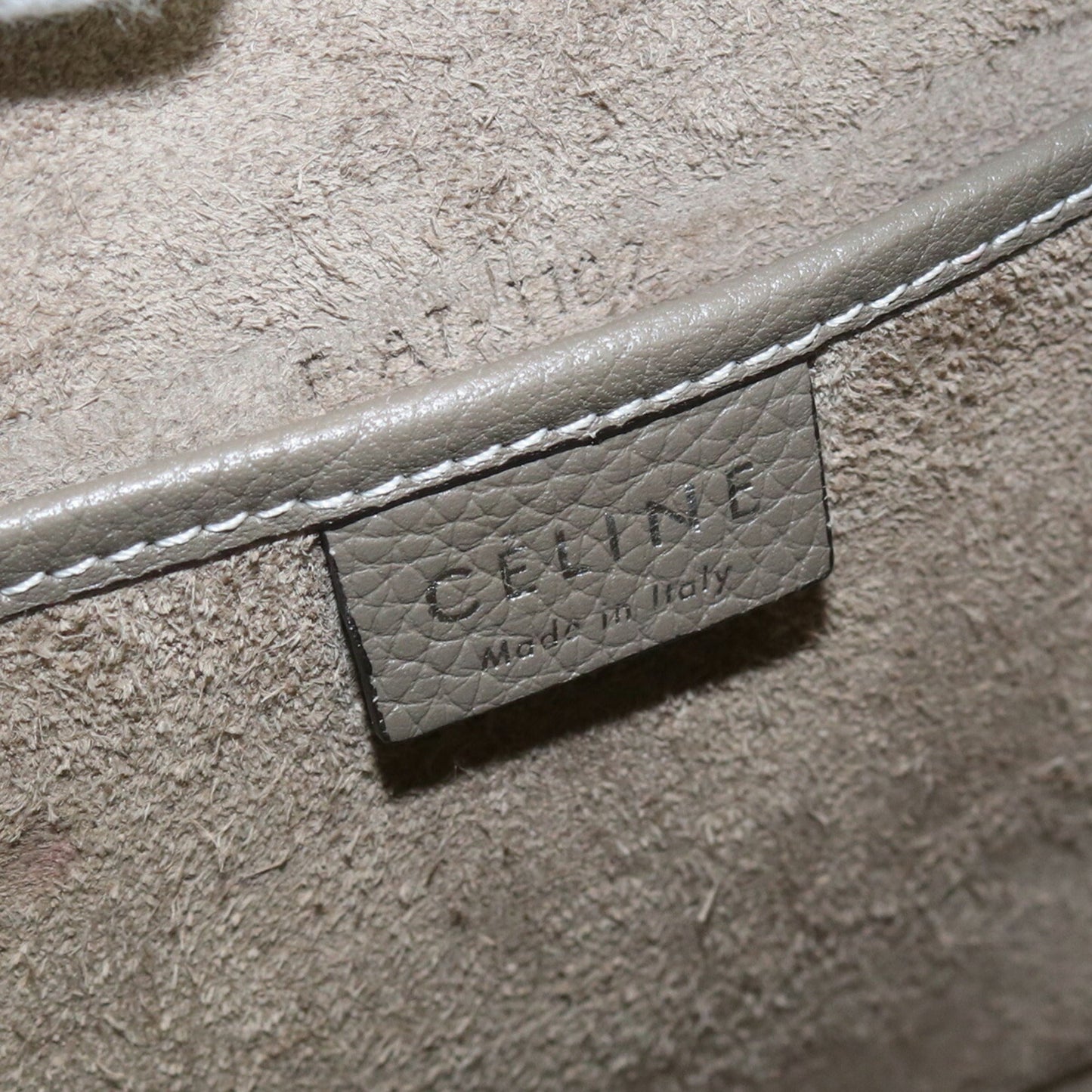 Celine Luggage Nano 18924 3DRU 09SO Handbag Calfskin Women's