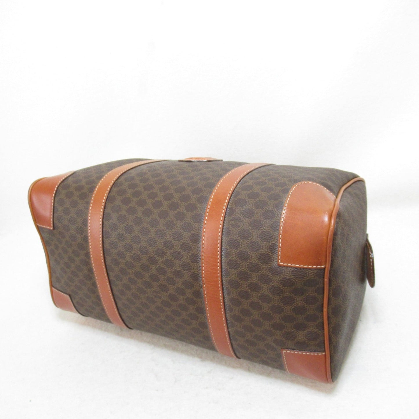 Celine Boston bag Brown Dark brown PVC coated canvas