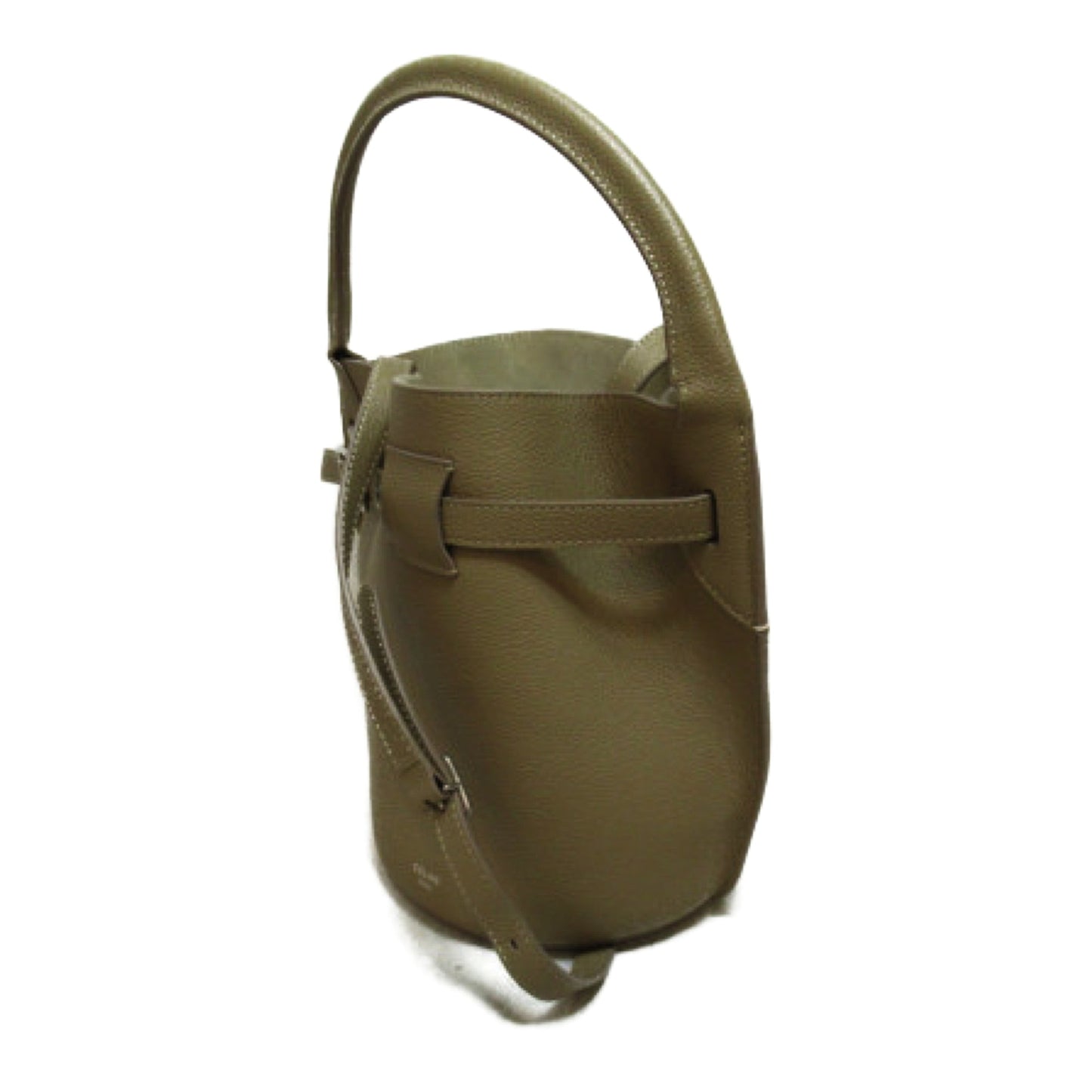 Celine big bag bucket handbag Beige leather