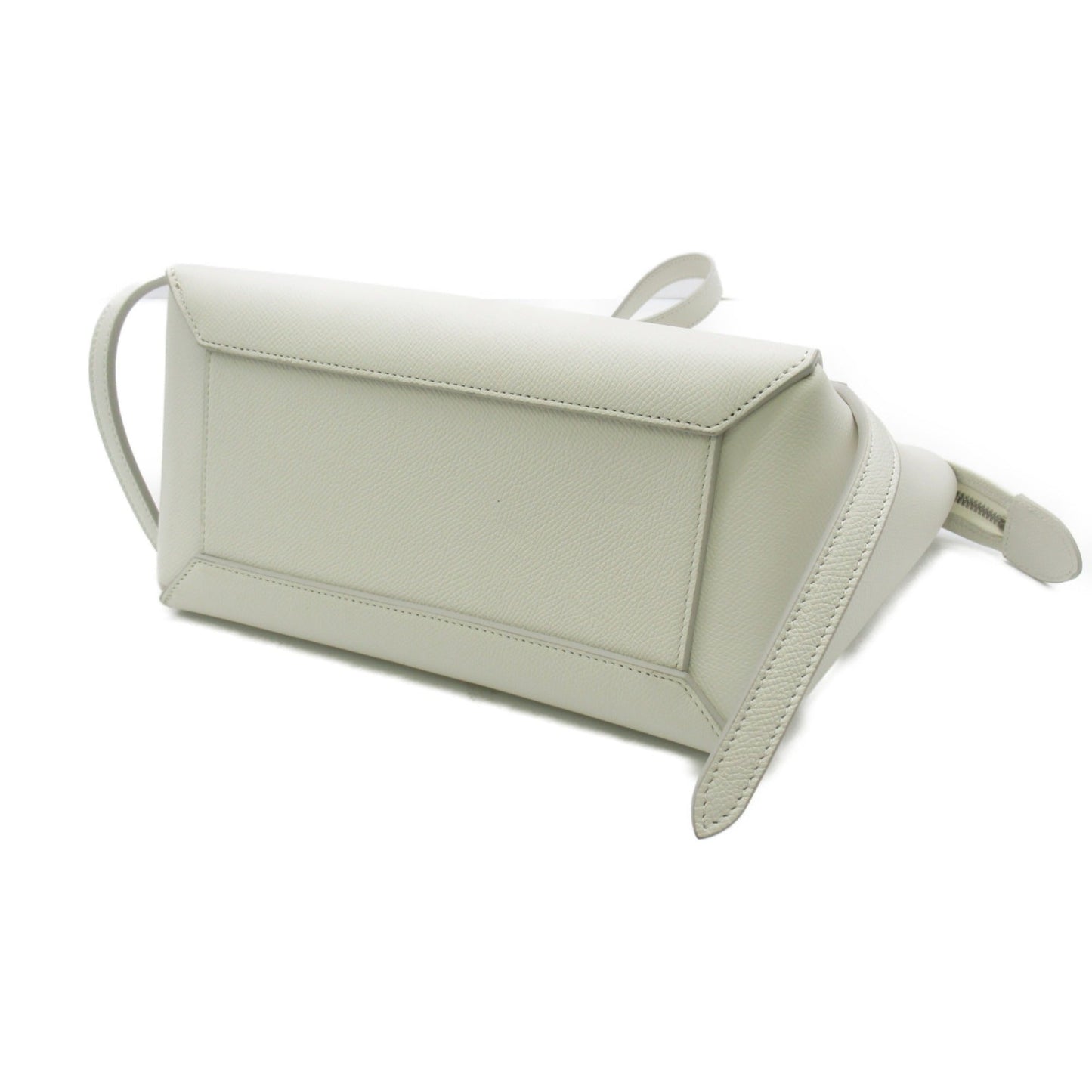 Celine Belt bag 2wayShoulder Bag White Grained calfskin